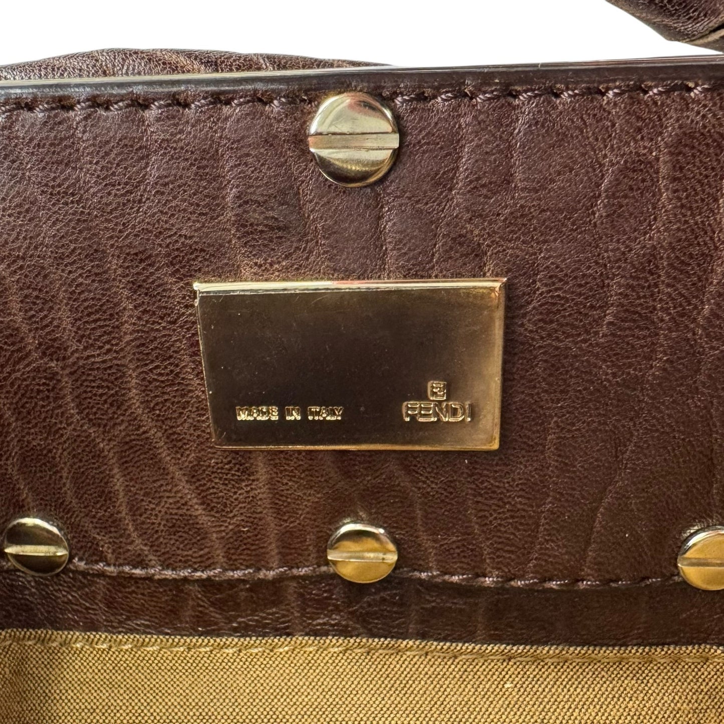 Fendi Mia Leather Shoulder Bag