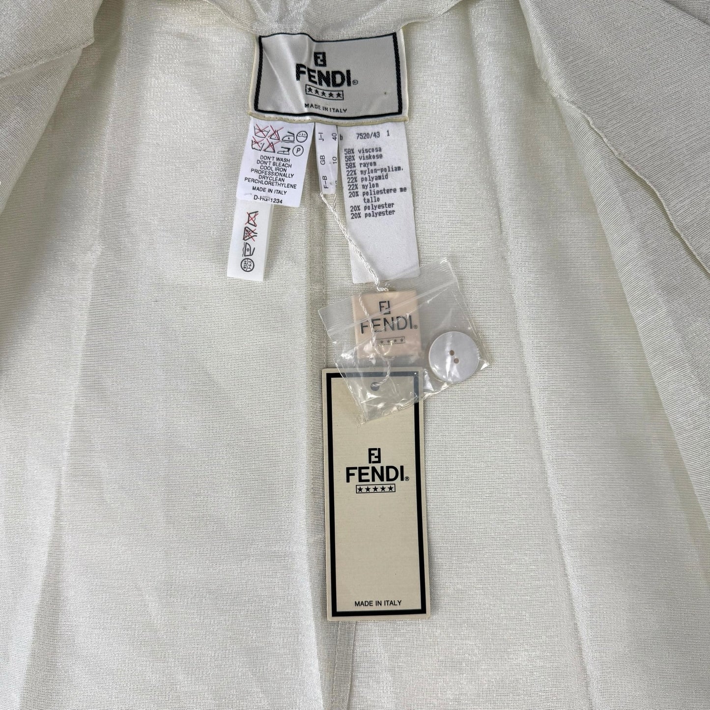 Fendi Cape and Gilet Set