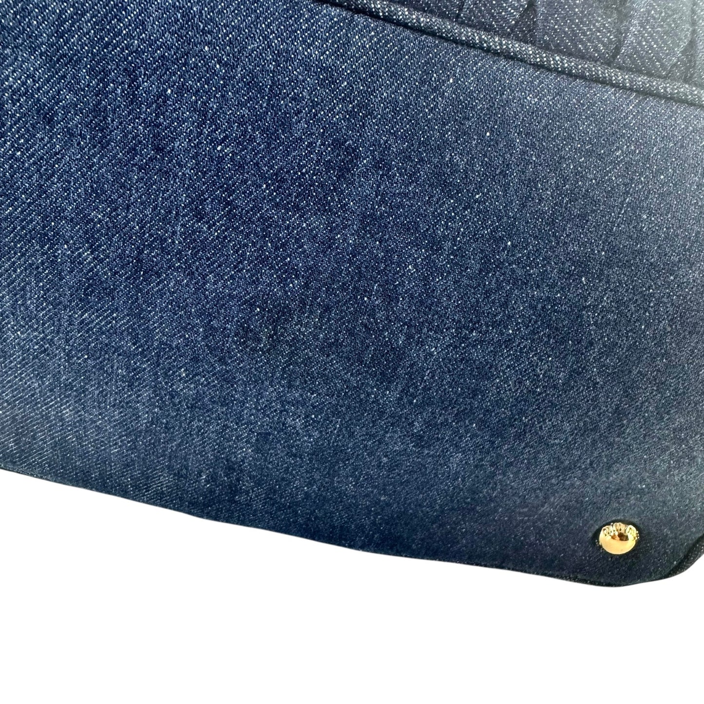 Miu Miu Denim Matelasse Backpack