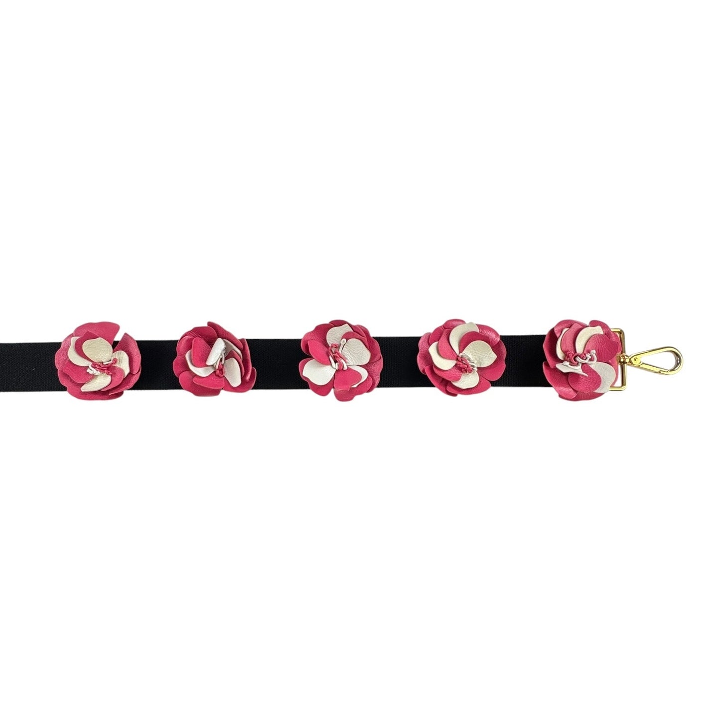 Prada Leather Flower Strap