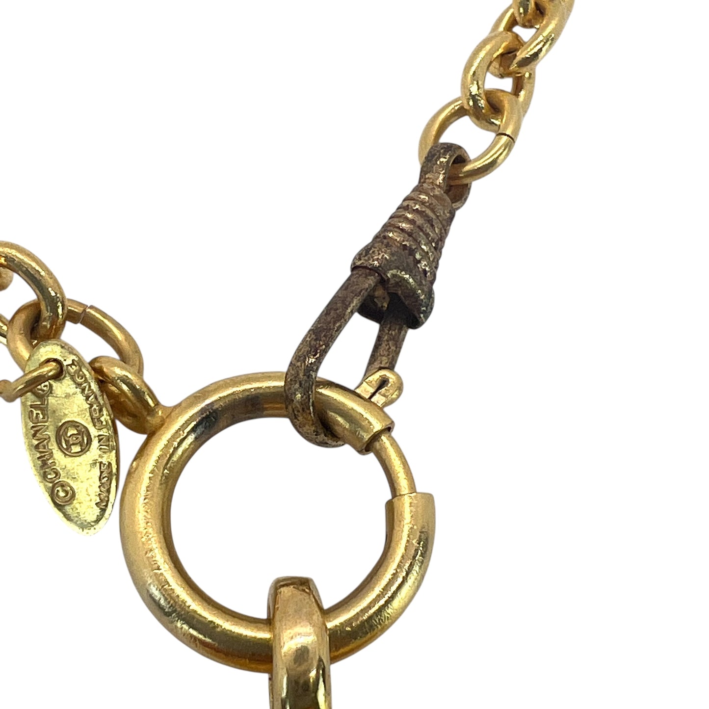 Chanel Vintage CC Matelasse Necklace