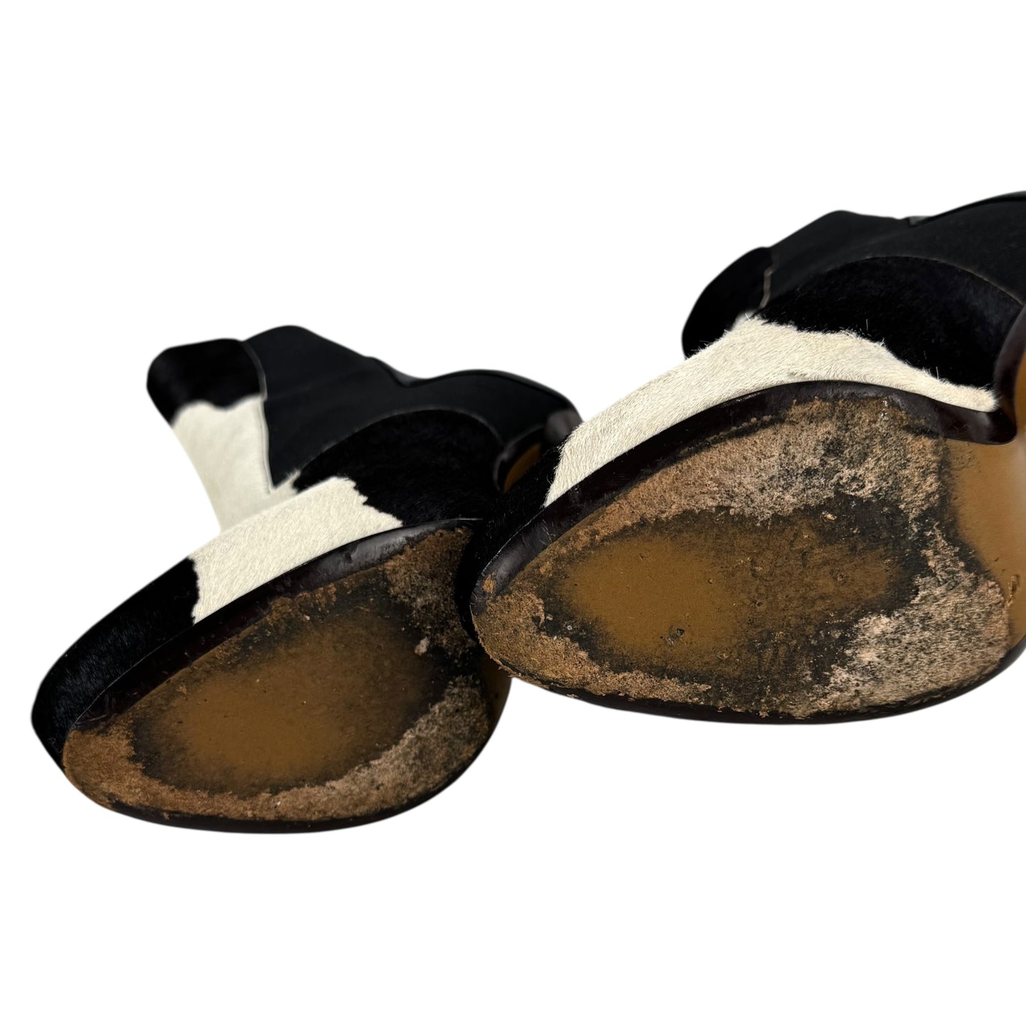 Fendi Calf Hair Heeled Boots