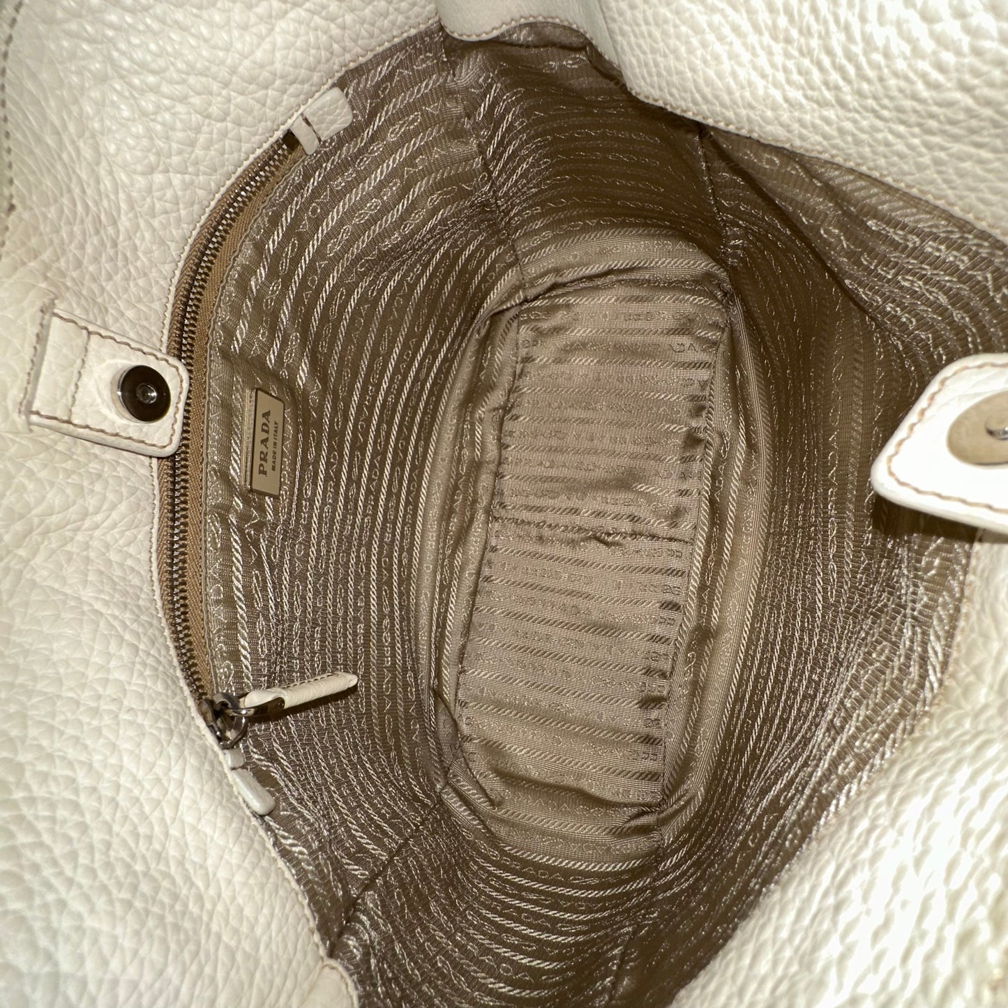 Prada Leather Hobo Bag