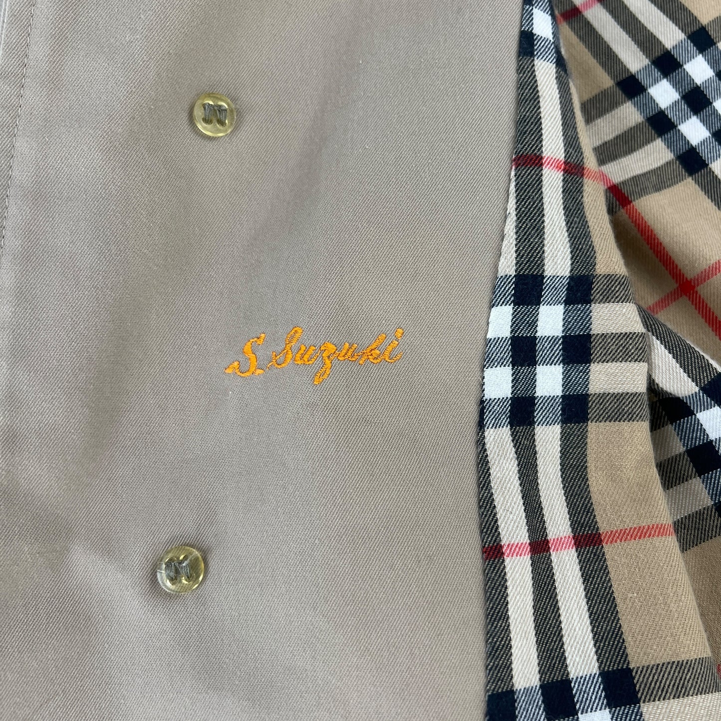 Burberry Tan Trench Coat