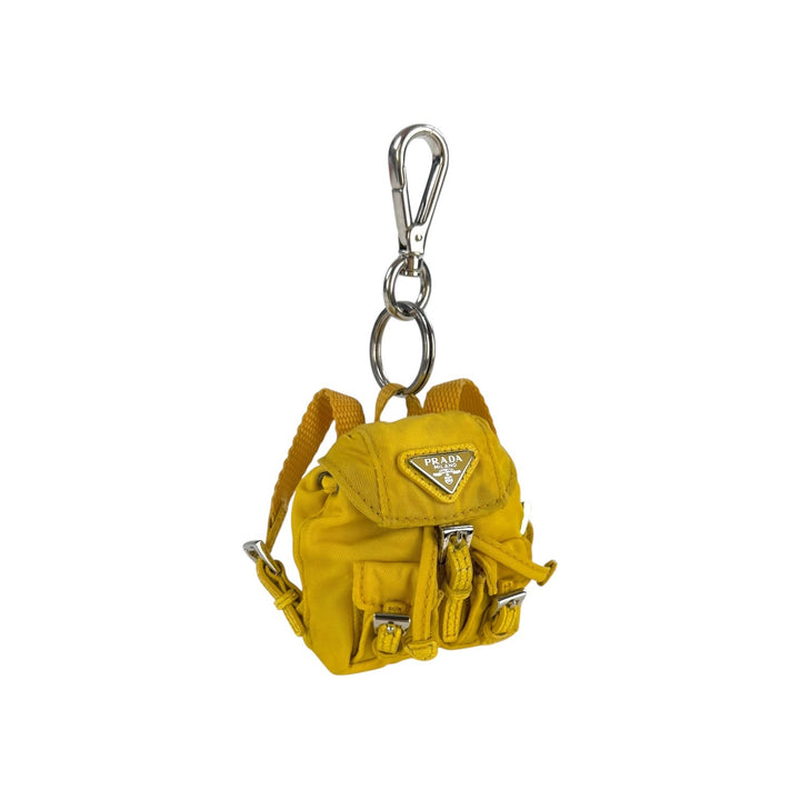 Prada Mini Nylon Backpack Charm