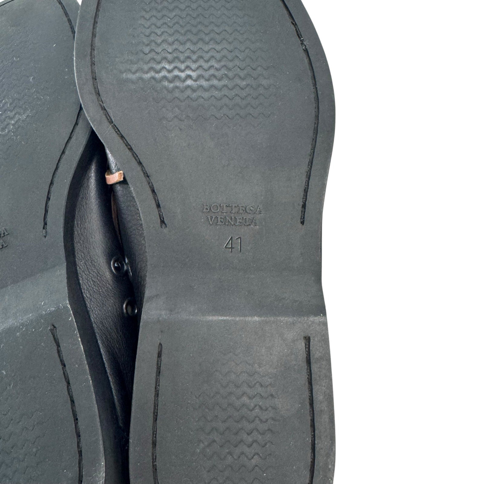 Bottega Veneta Leather Boat Shoes