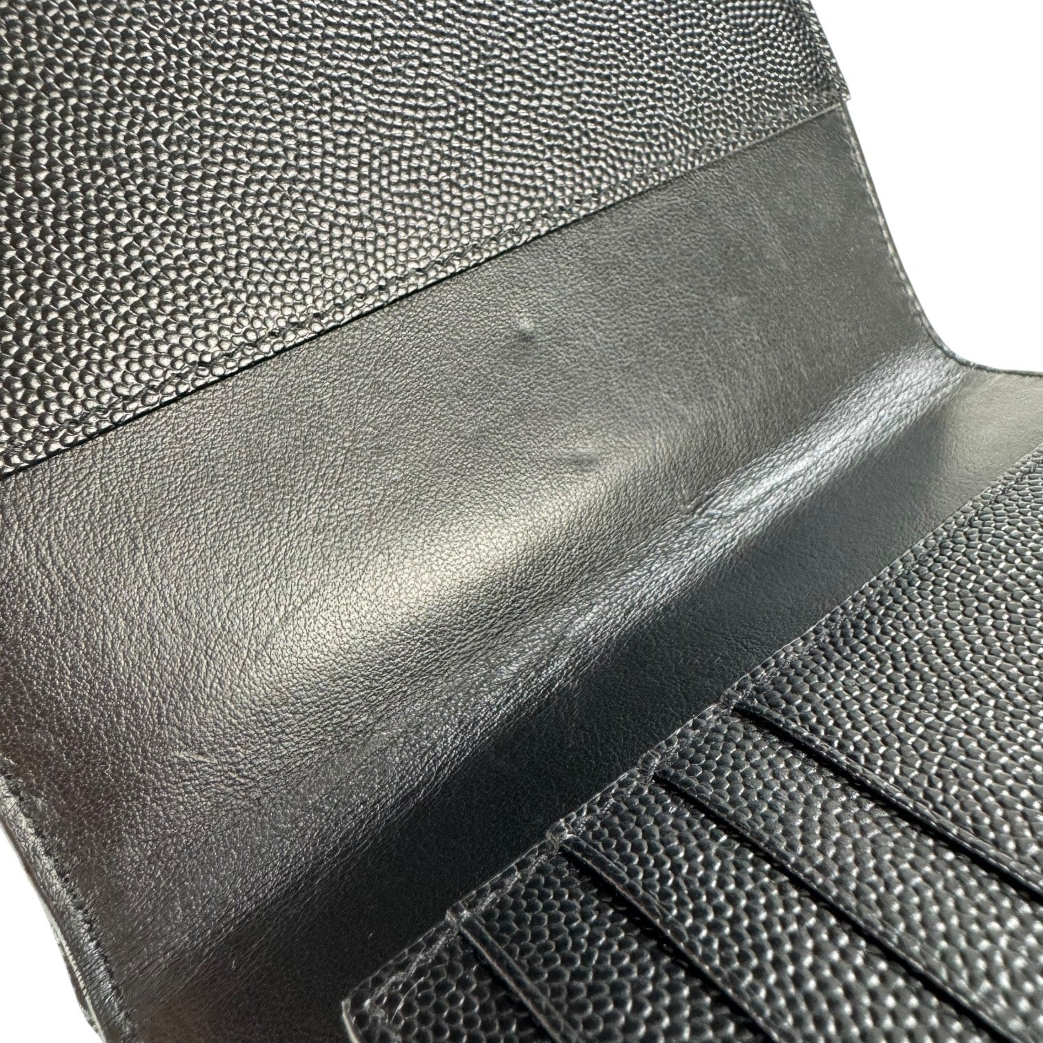 Saint Laurent Cassandre Matelassé Trifold Wallet