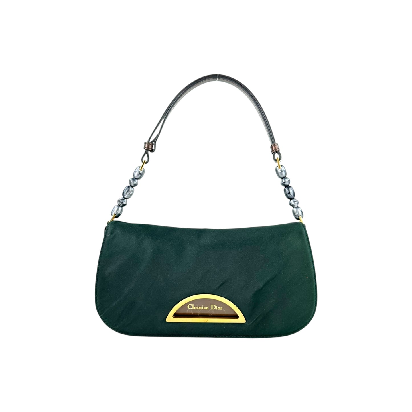 Dior Vintage Maris Pearl Nylon Shoulder Bag