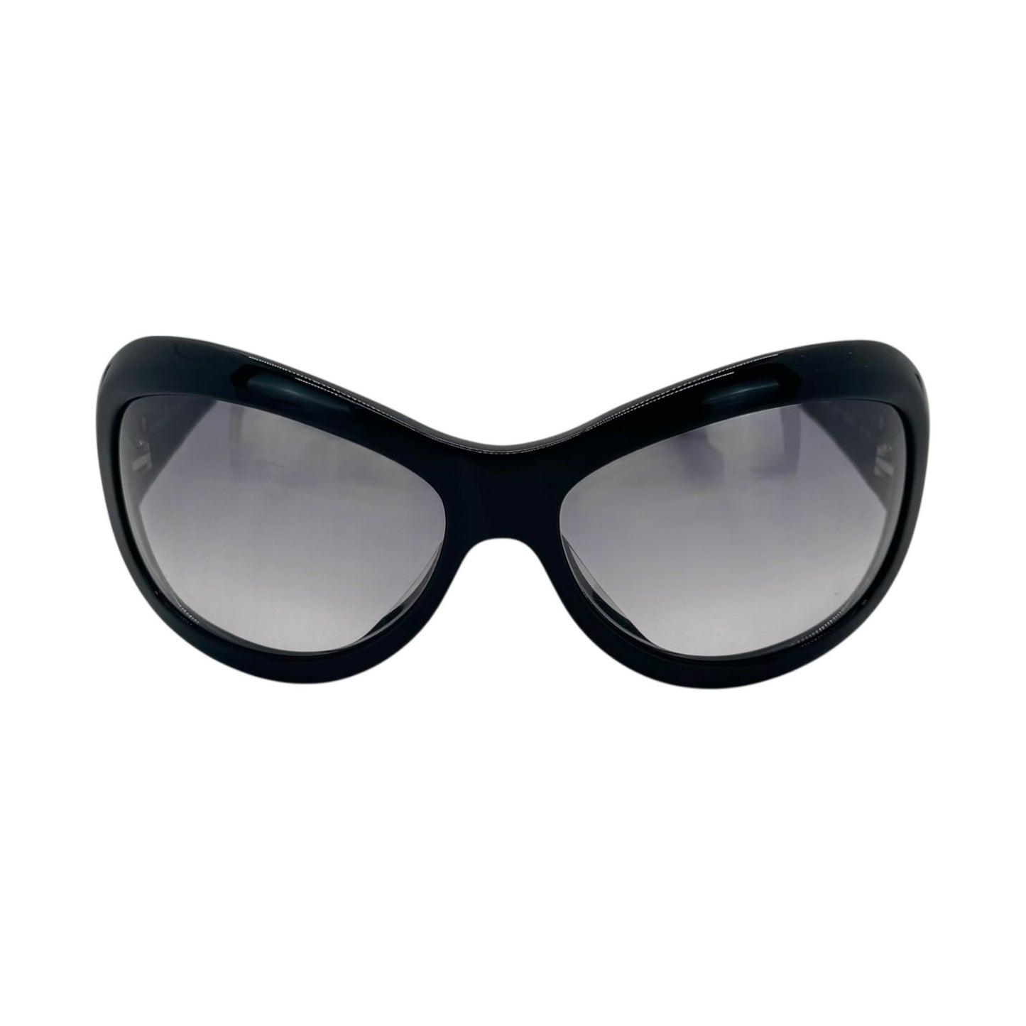 Chanel CC Leather Matelassé Sunglasses