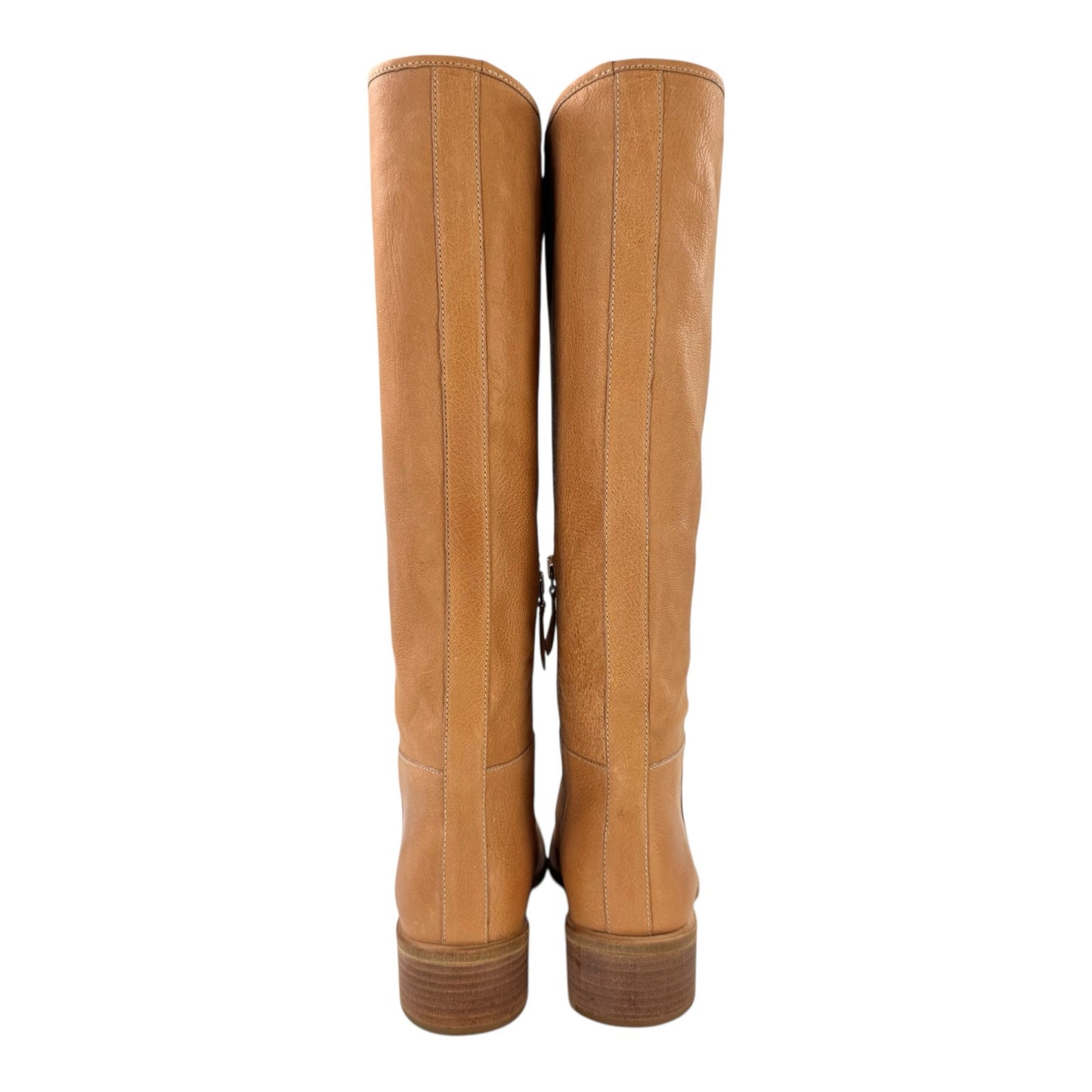 Prada Camel High Leather Boots