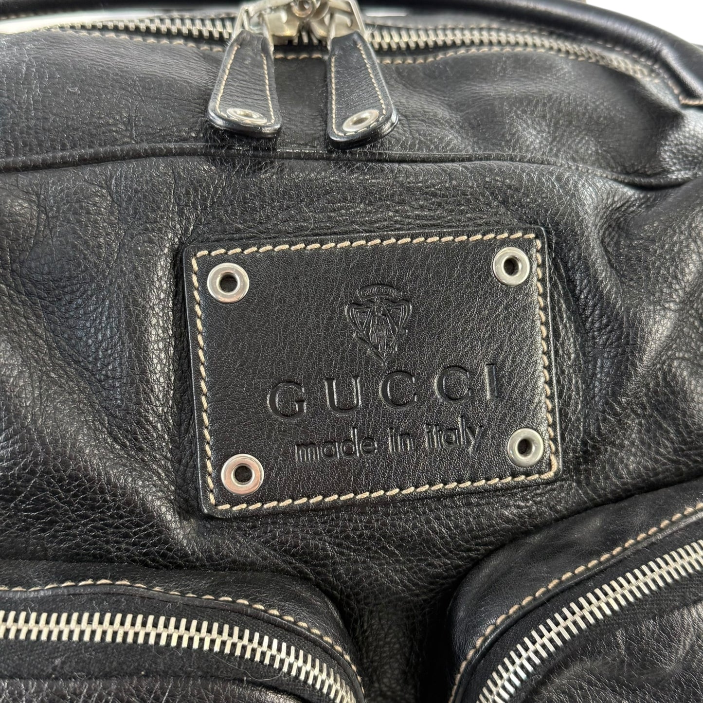 Gucci Hysteria Leather Duffle Bag