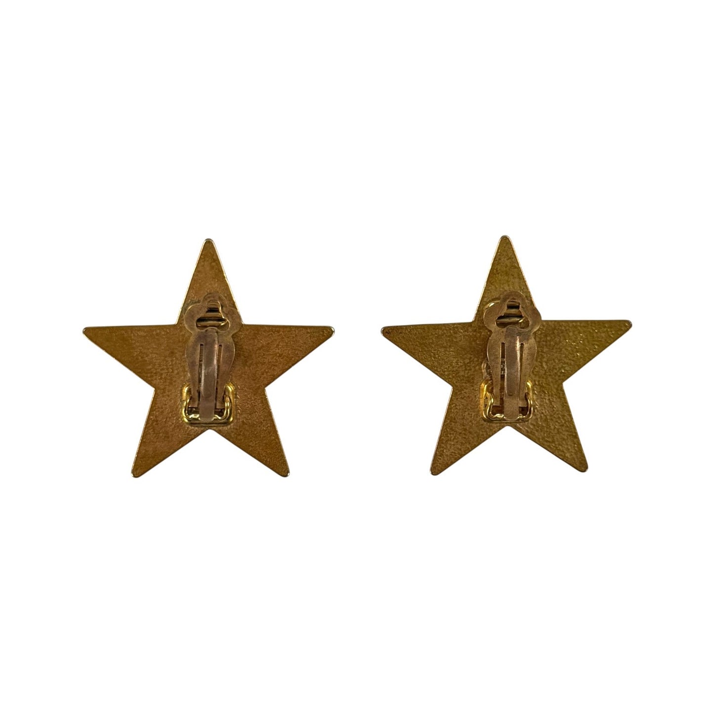 Chanel Vintage CC Star Earrings