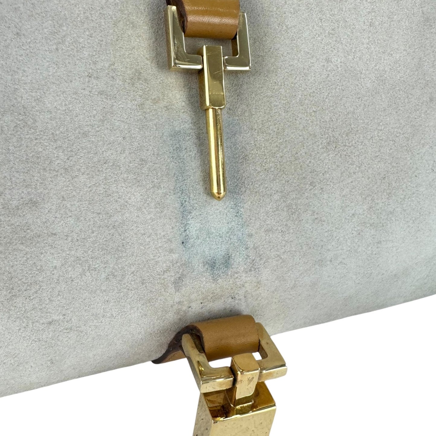 Gucci Bardot Suede Shoulder Bag