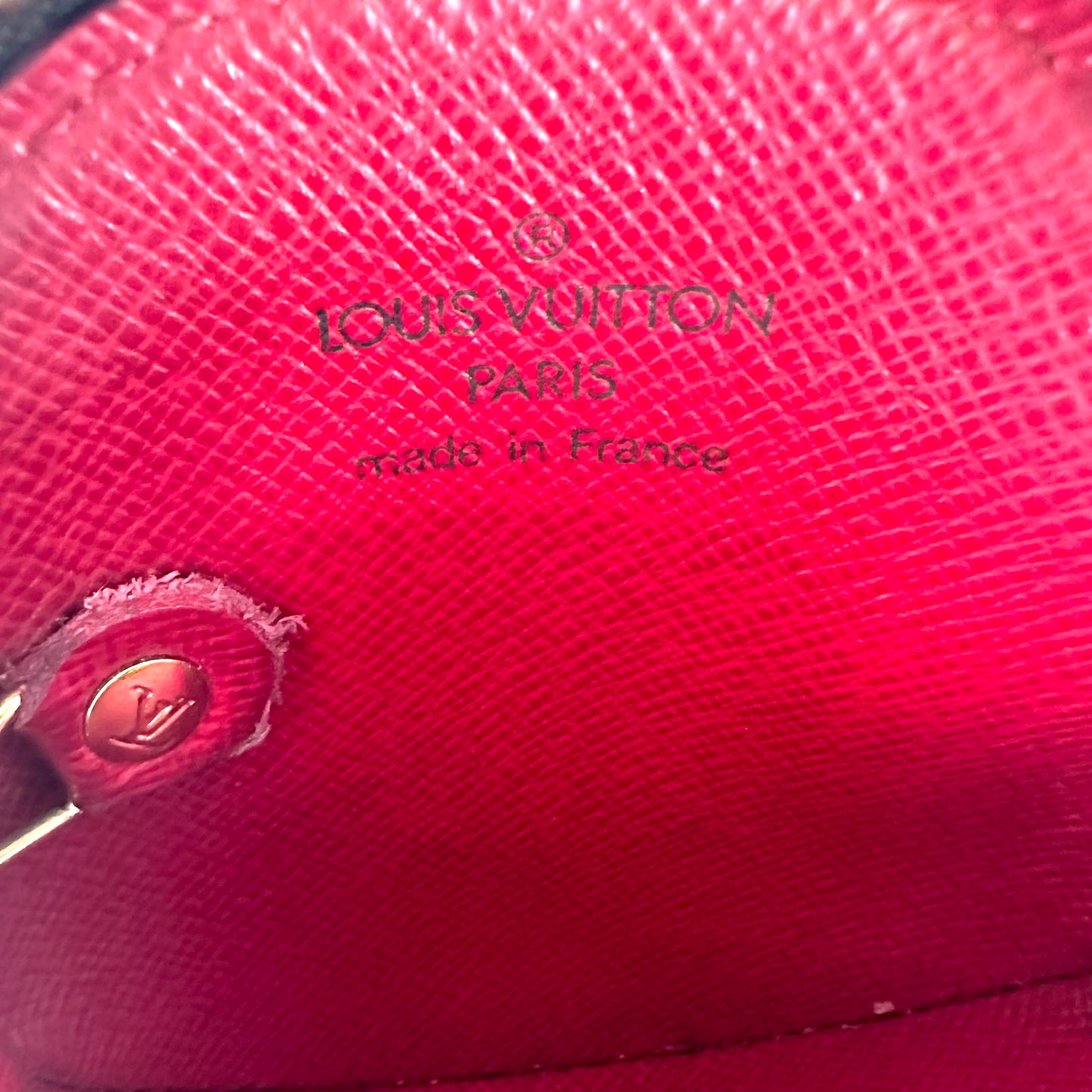 Louis Vuitton Cherry Monogram Round Coin Pouch