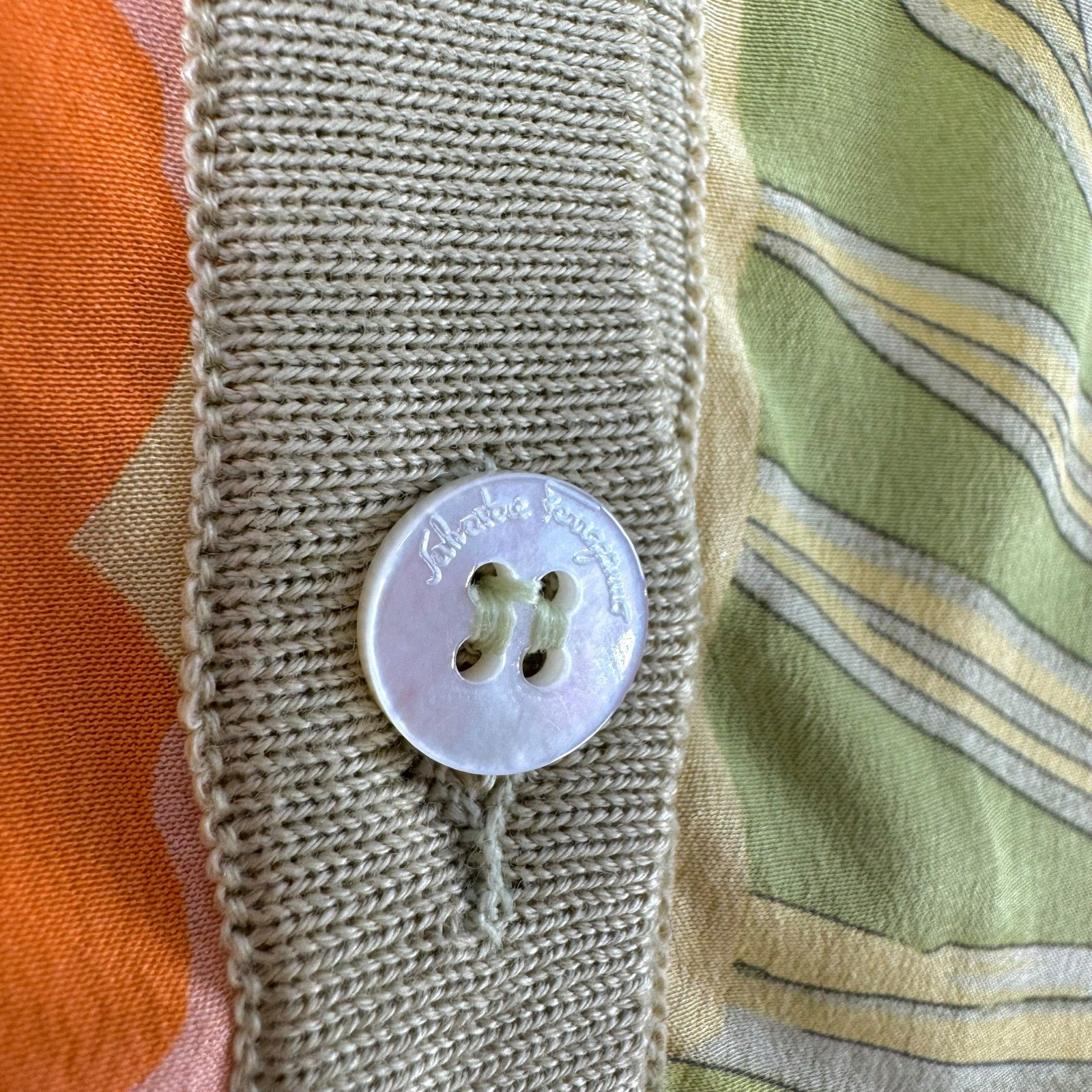 Ferragamo Silk Cardigan