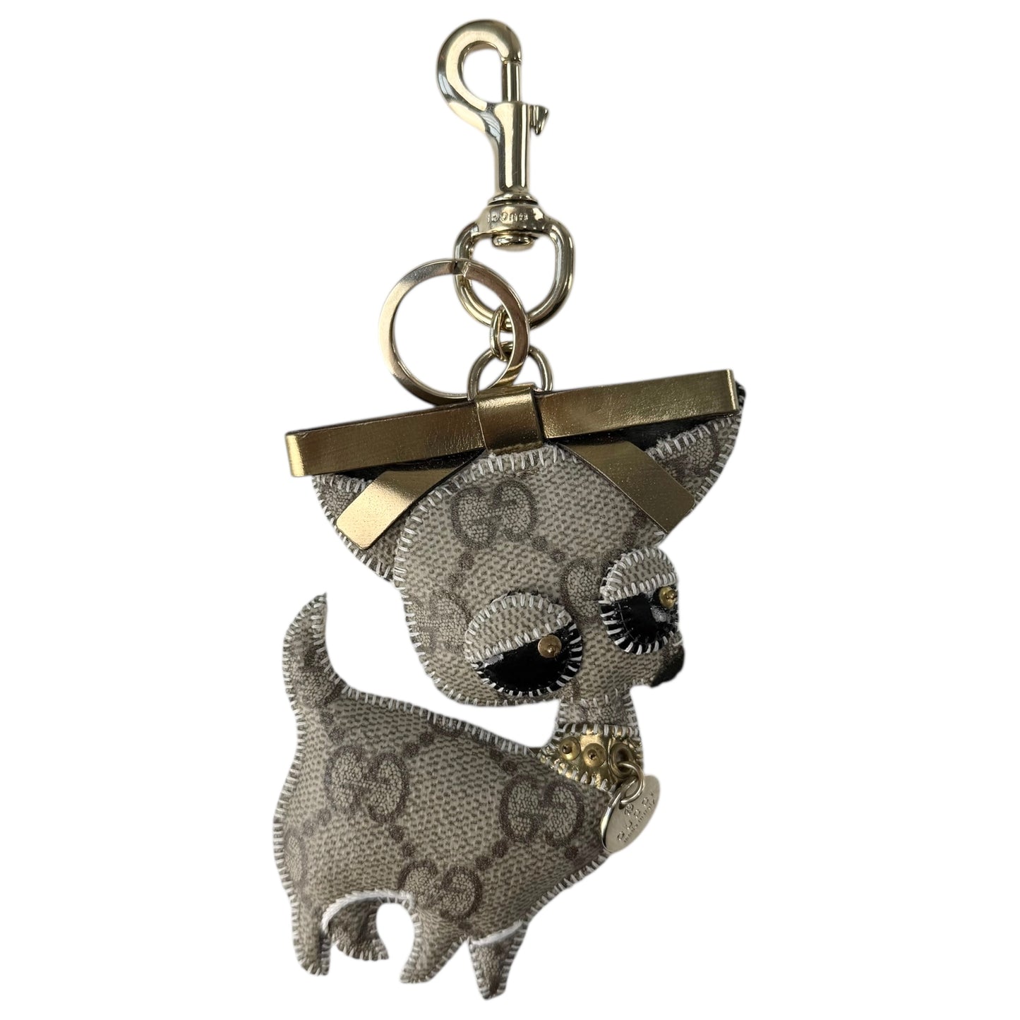 Gucci Monogram Chihuahua Bag/Key Charm