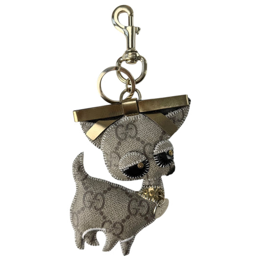 Gucci Monogram Chihuahua Bag/Key Charm