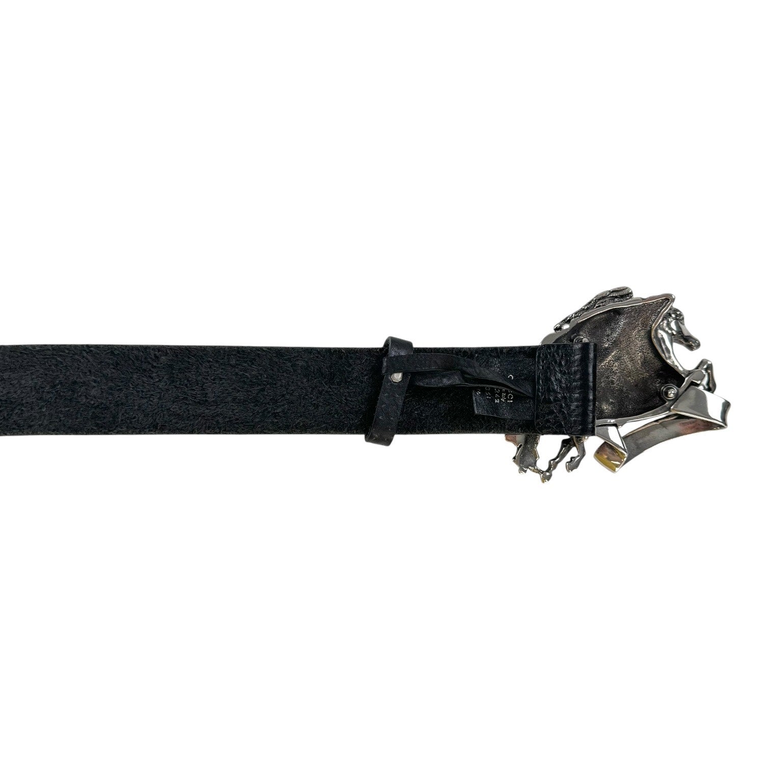 Gucci Pegasus Leather Belt