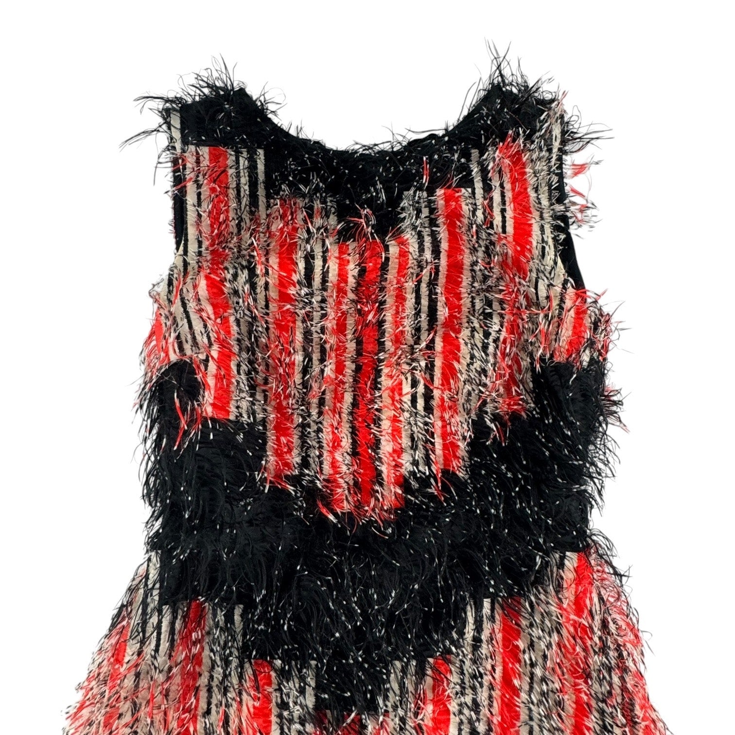 Fendi Feather Fringe Dress