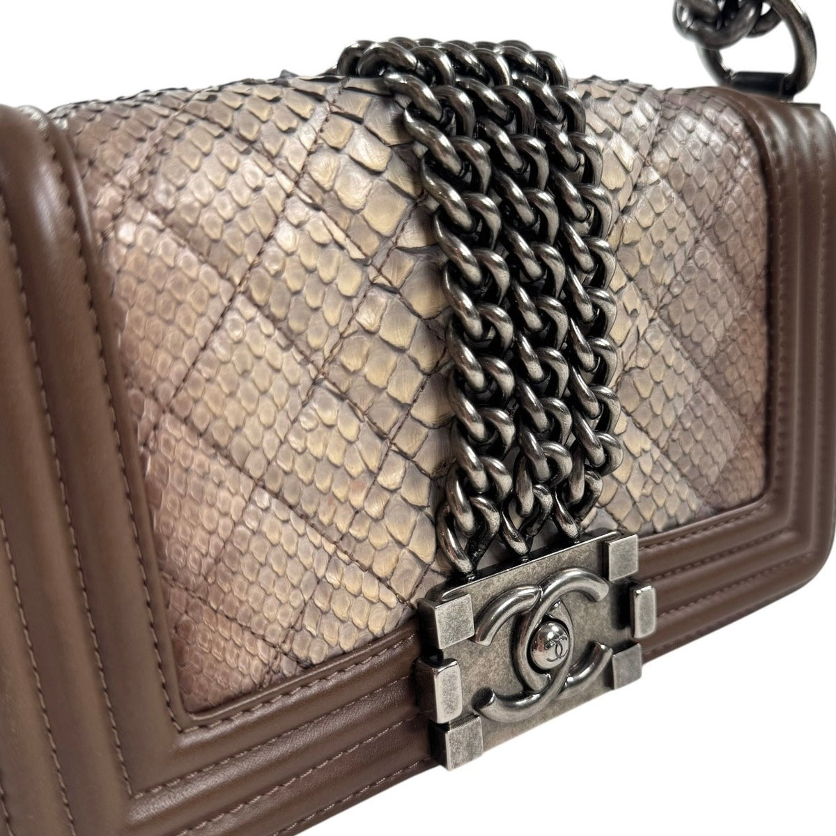 Chanel Python Small Boy Bag