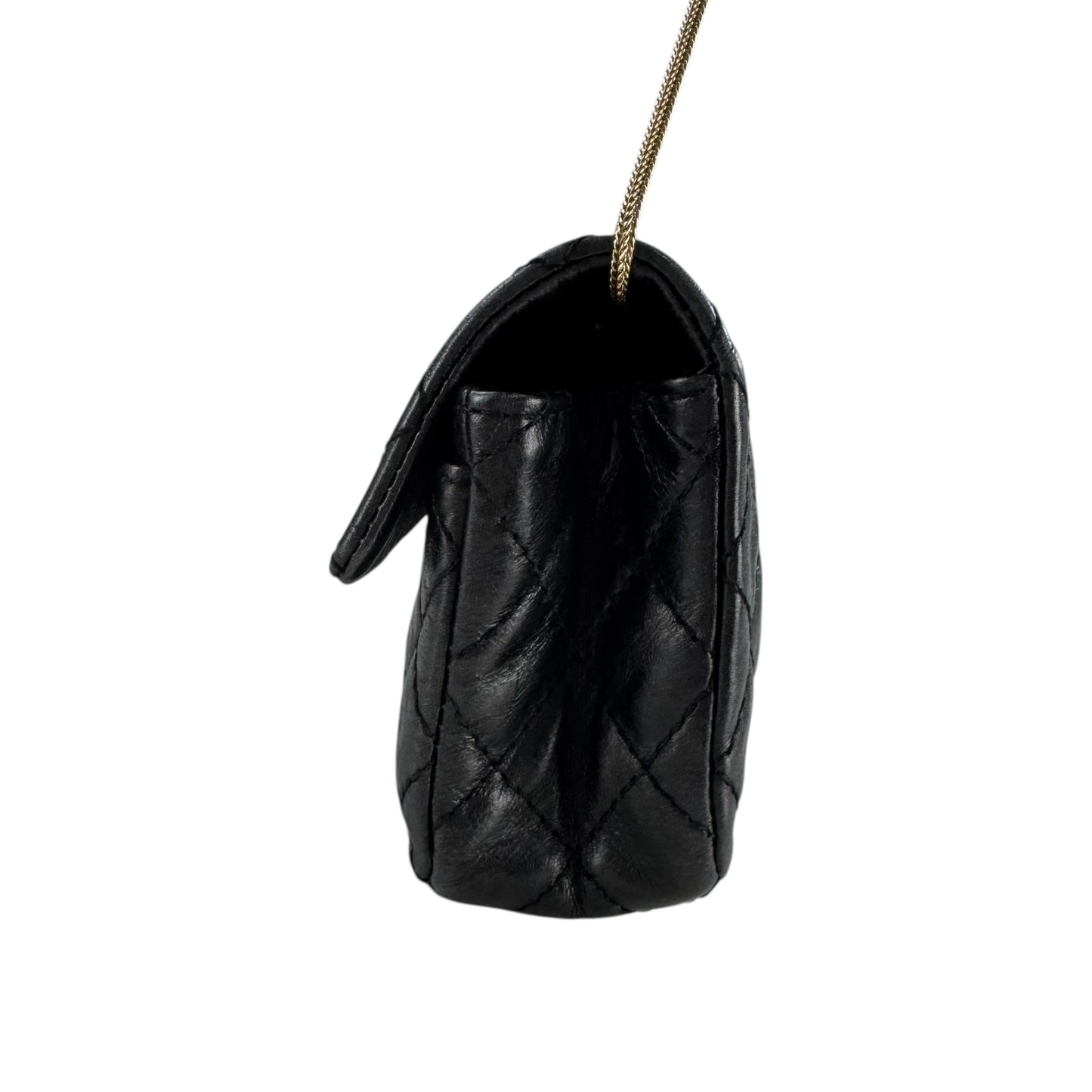 Chanel Reissue Gunmetal Matelasse East West Bag