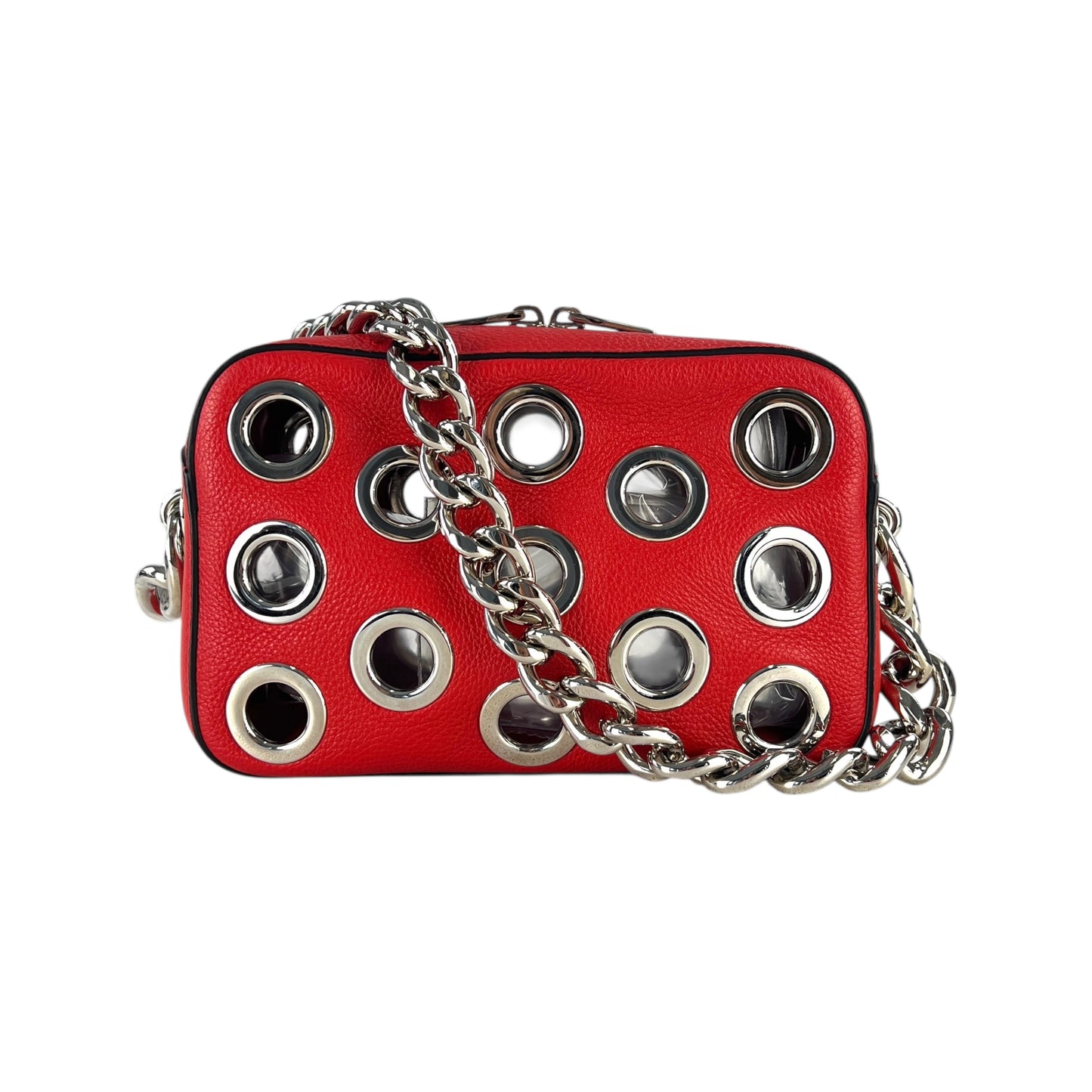 Prada Grommet Shoulder Bag