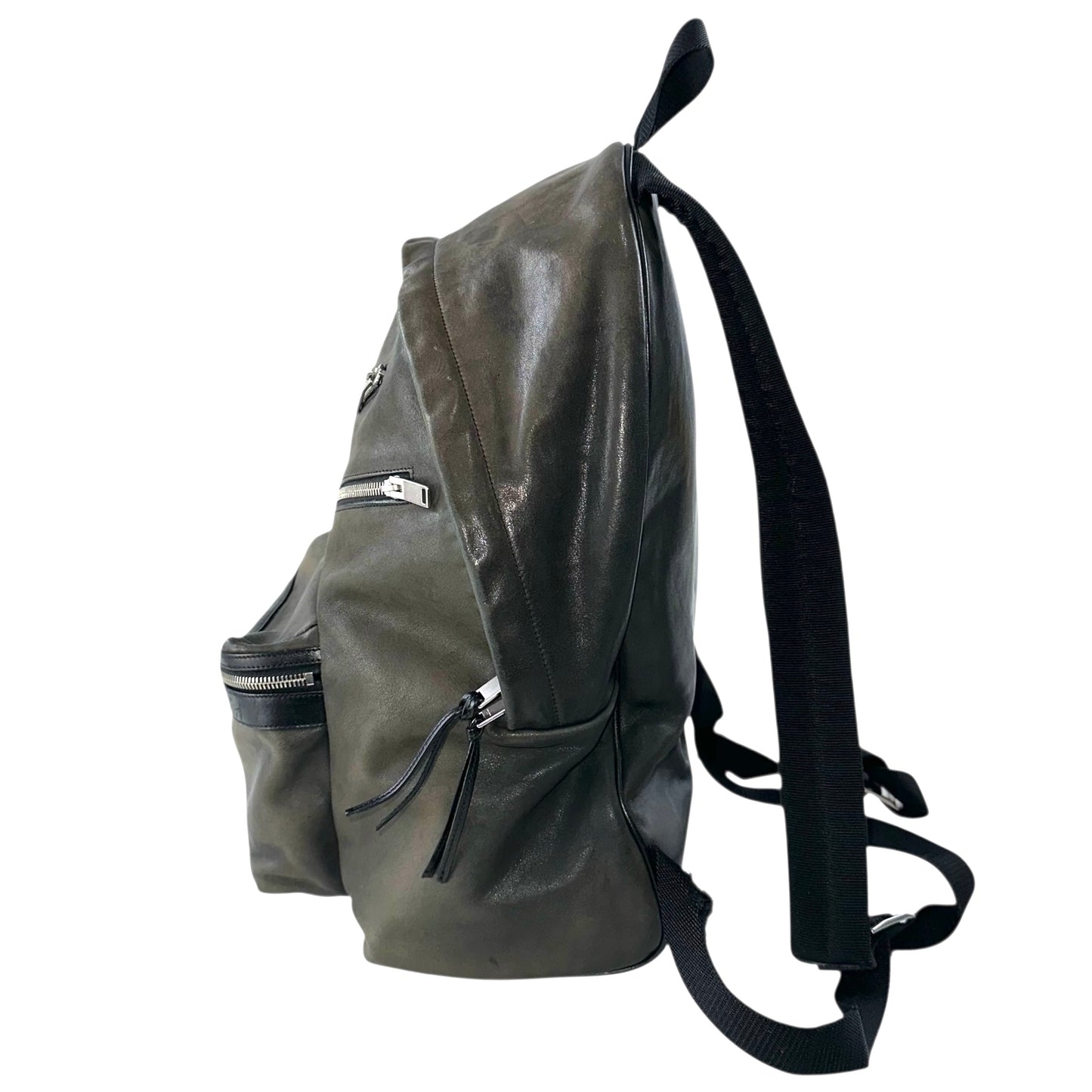 Saint Laurent Leather City Backpack