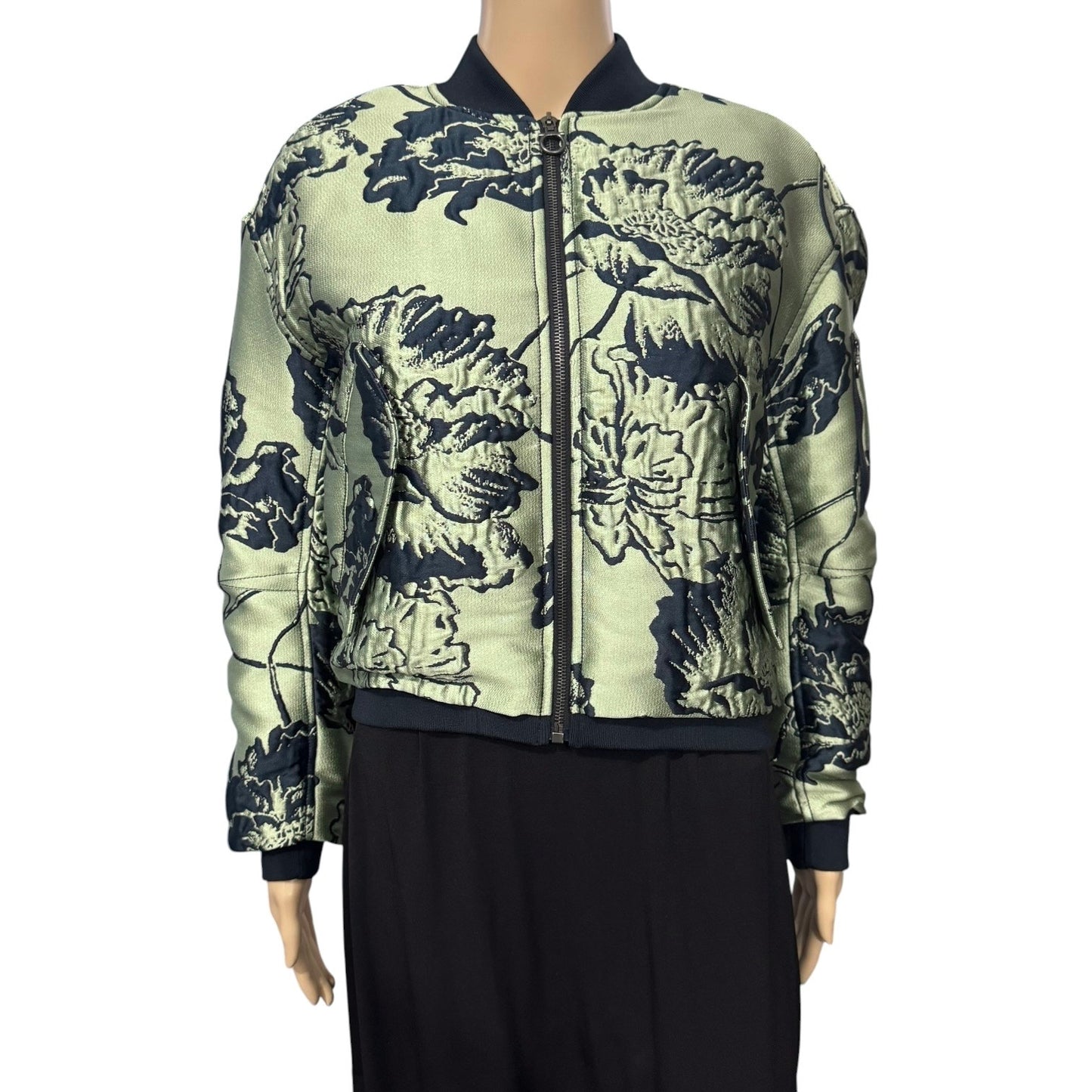 Ferragamo Floral Bomber Jacket