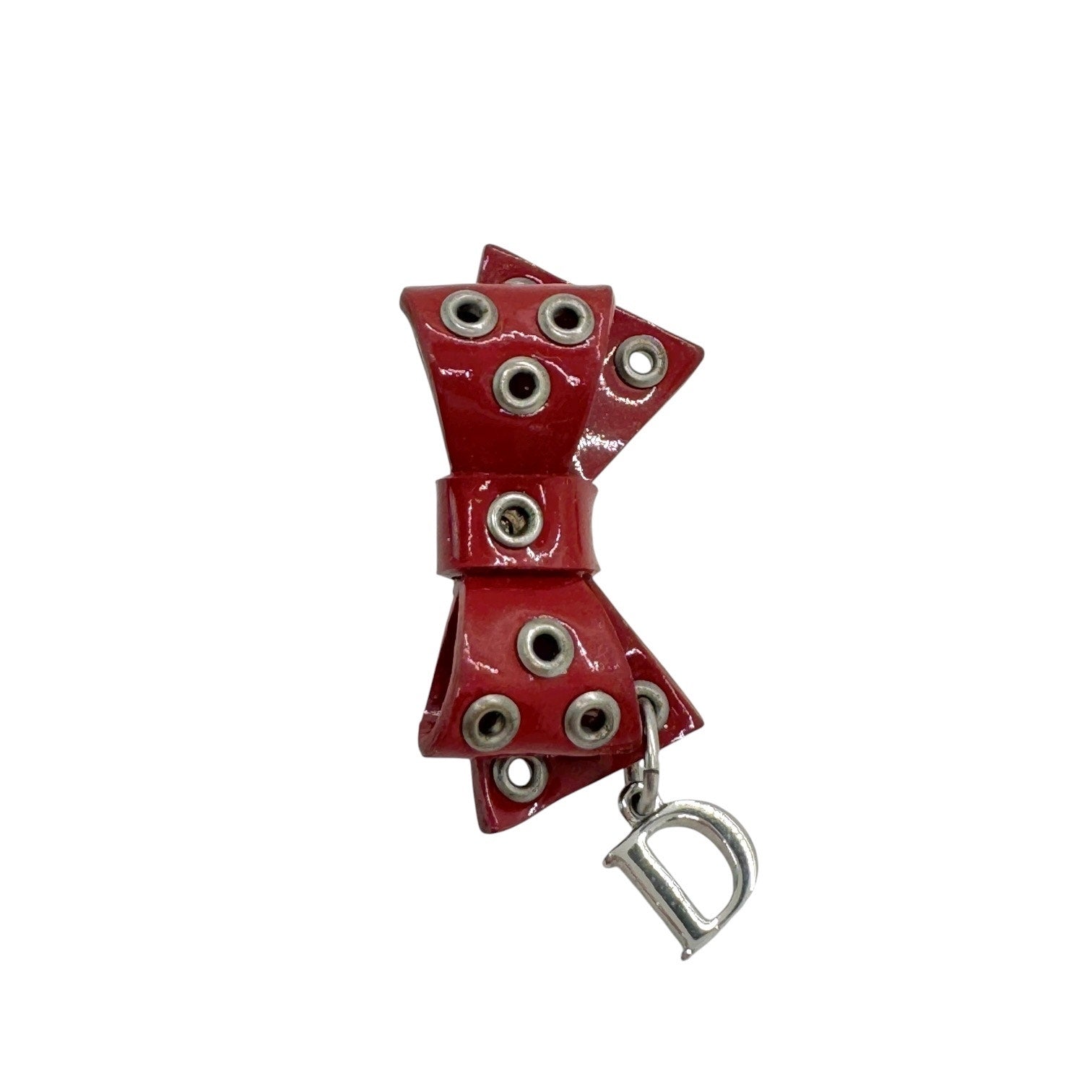 Dior Vintage Grommet Bow Earrings