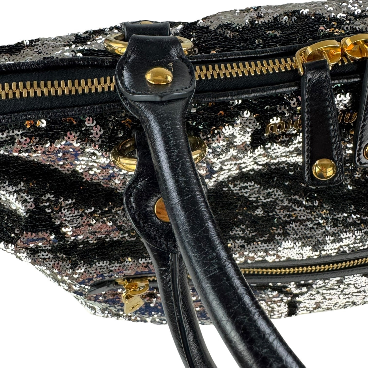 Miu Miu Sequin Tote Bag
