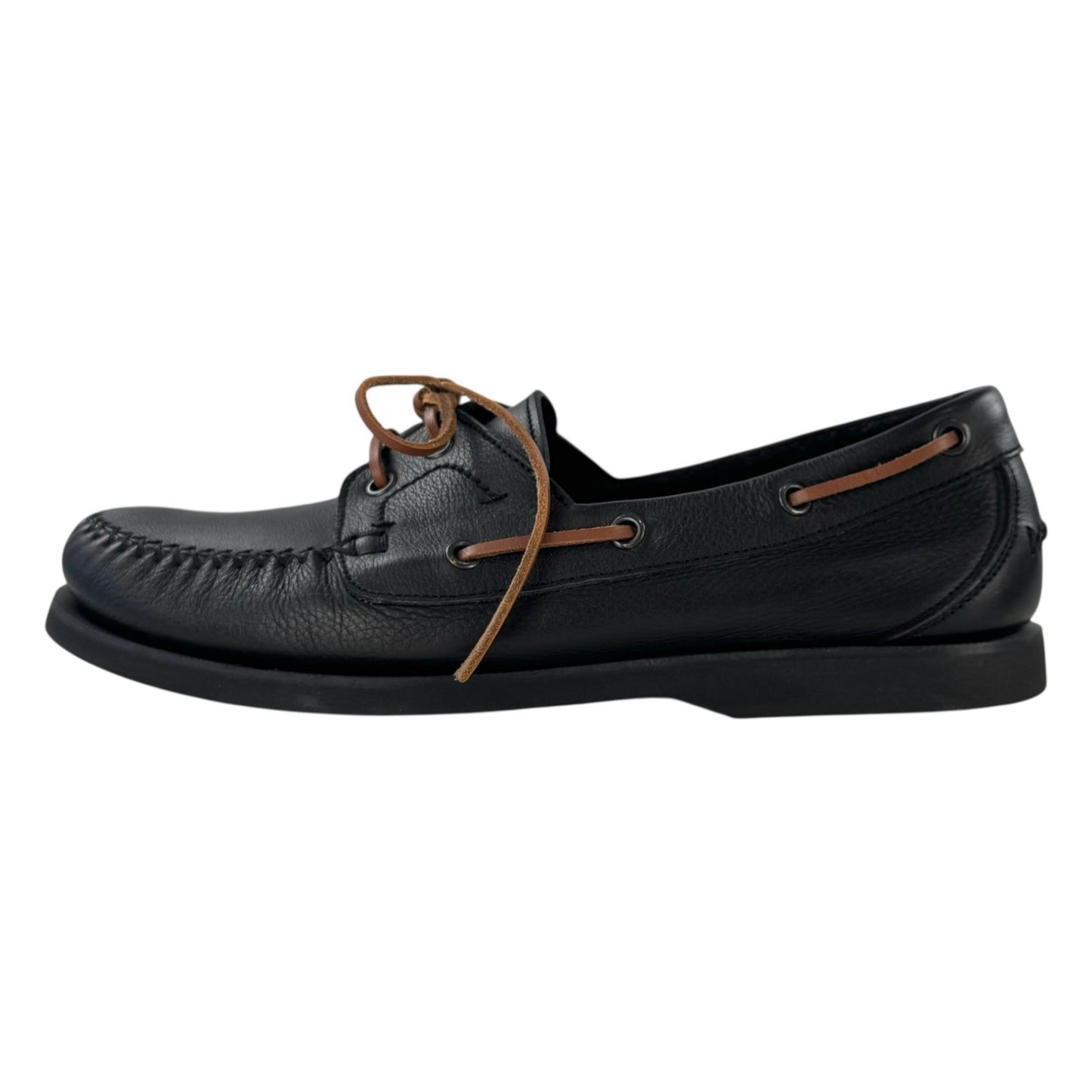 Bottega Veneta Leather Boat Shoes