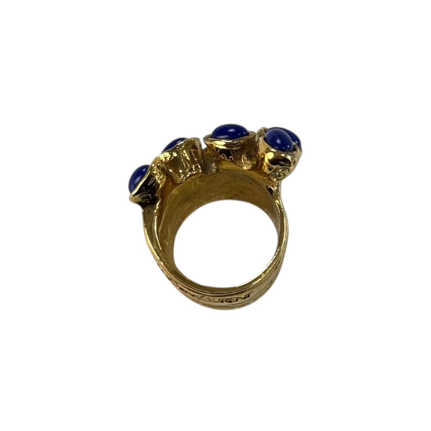 YSL Vintage Blue Stone Ring