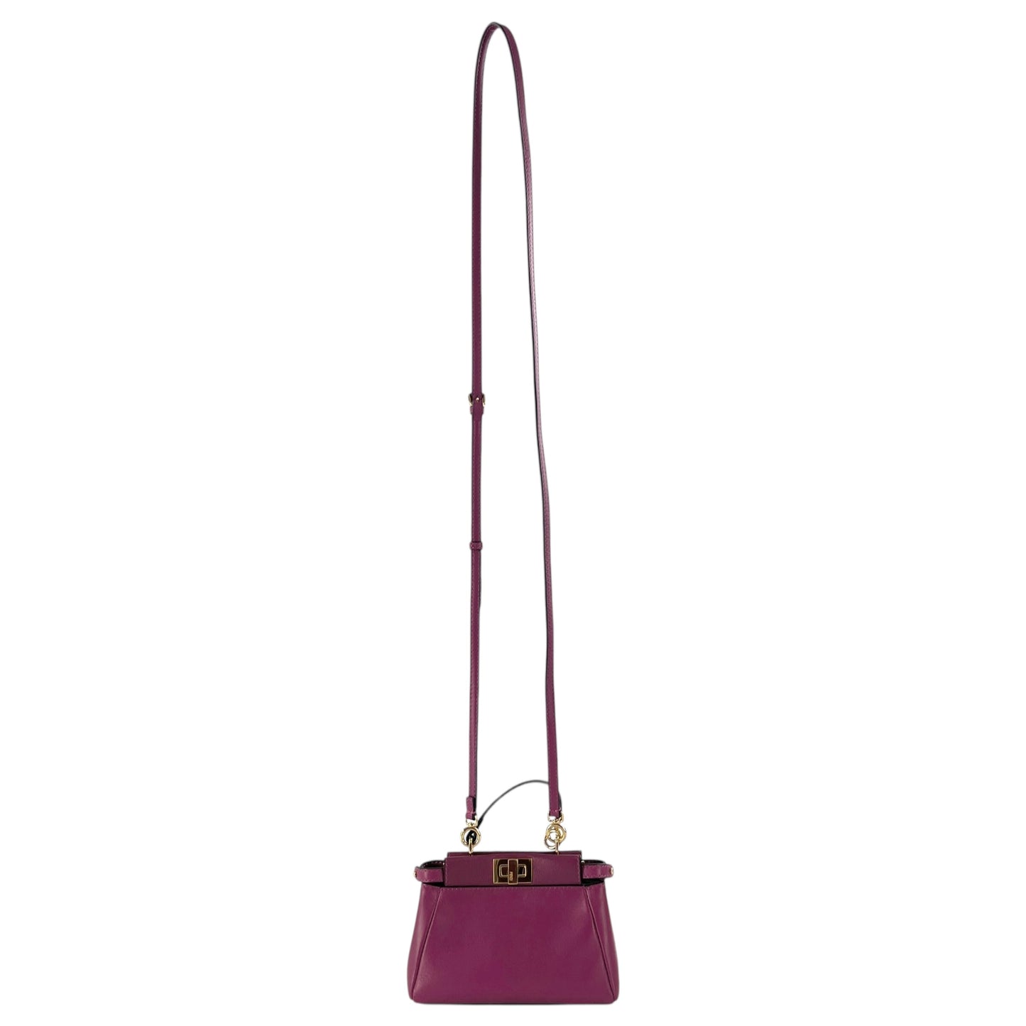 Fendi Magenta Mini Peekaboo Bag