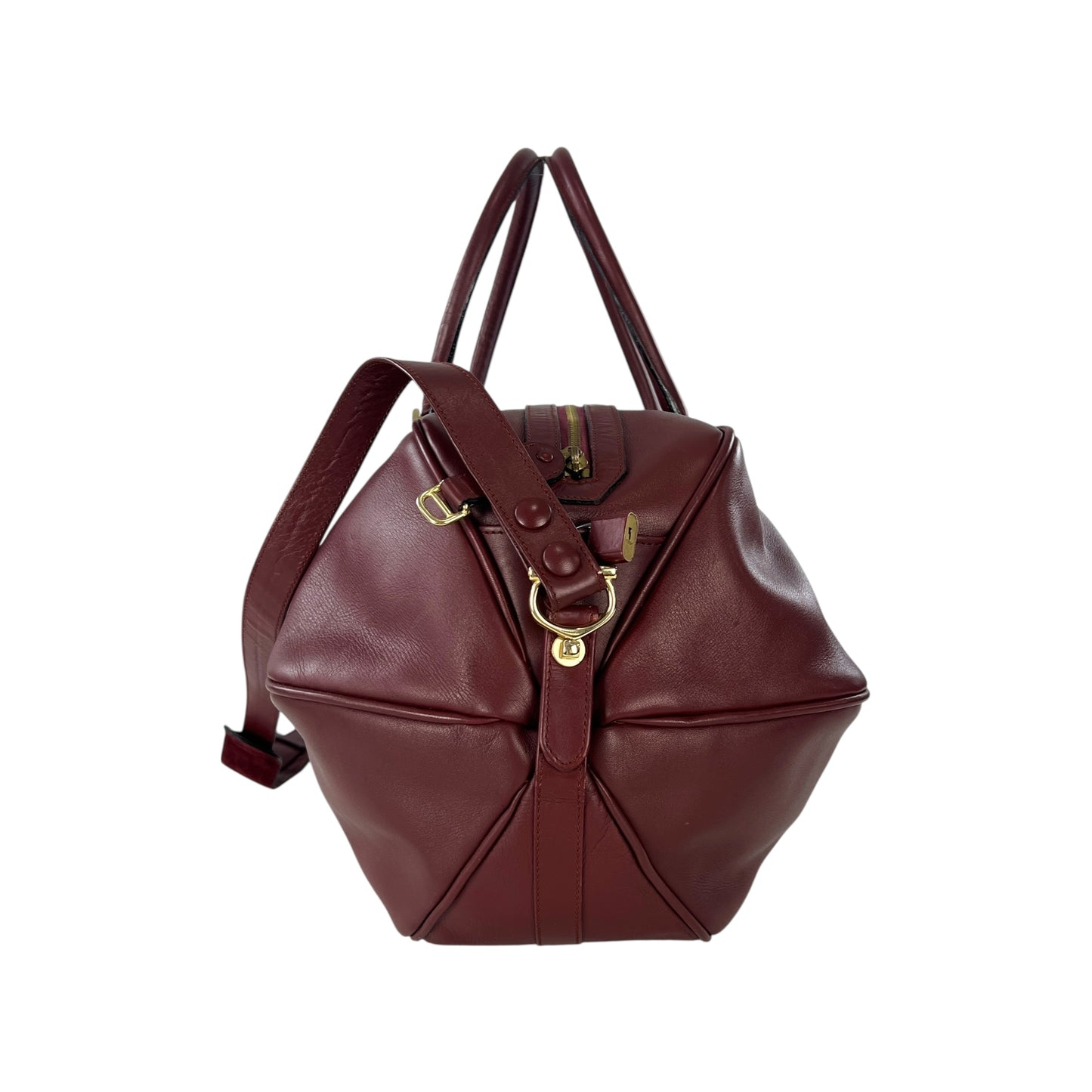 Cartier Vintage Leather Duffel Bag