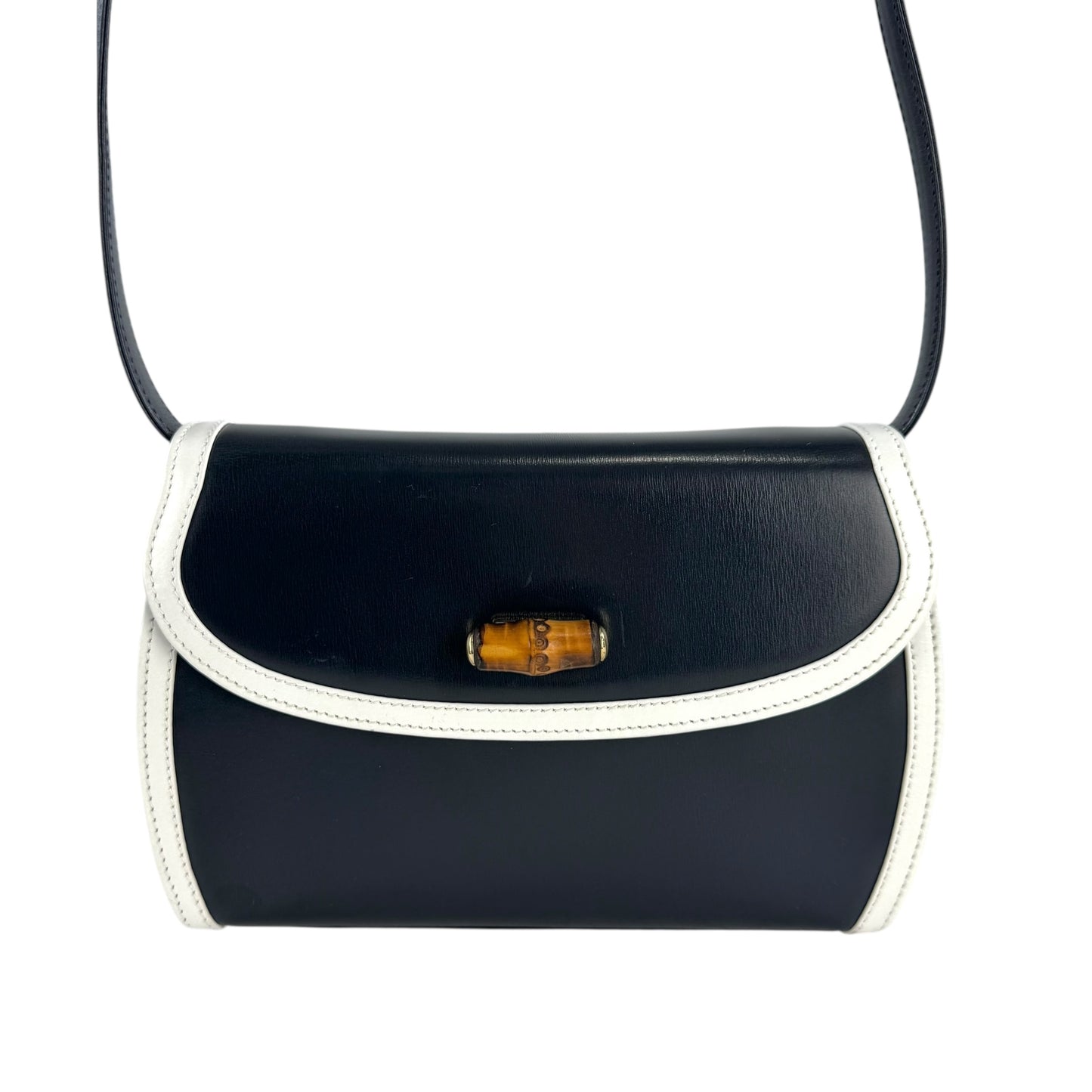 Gucci Vintage Bamboo Turnlock Shoulder Bag