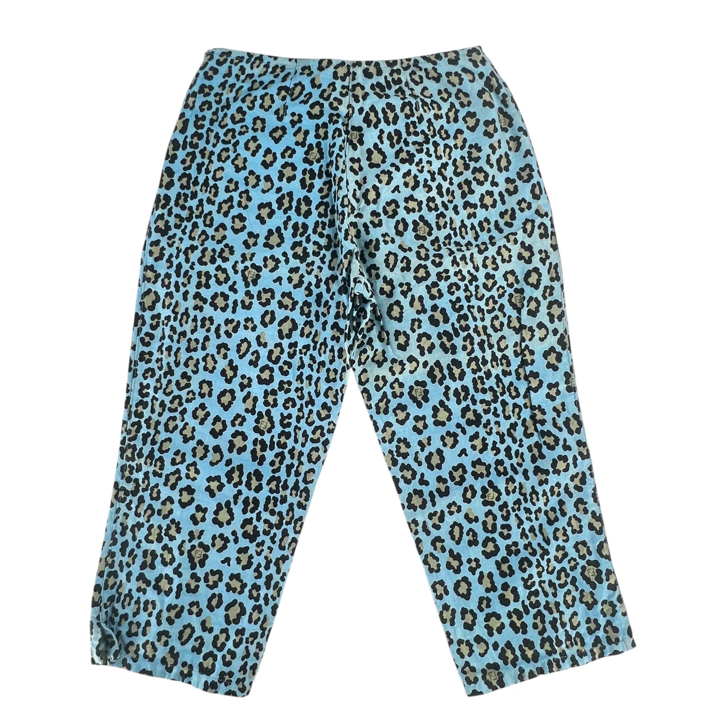 Fendi Vintage Leopard Print Capris
