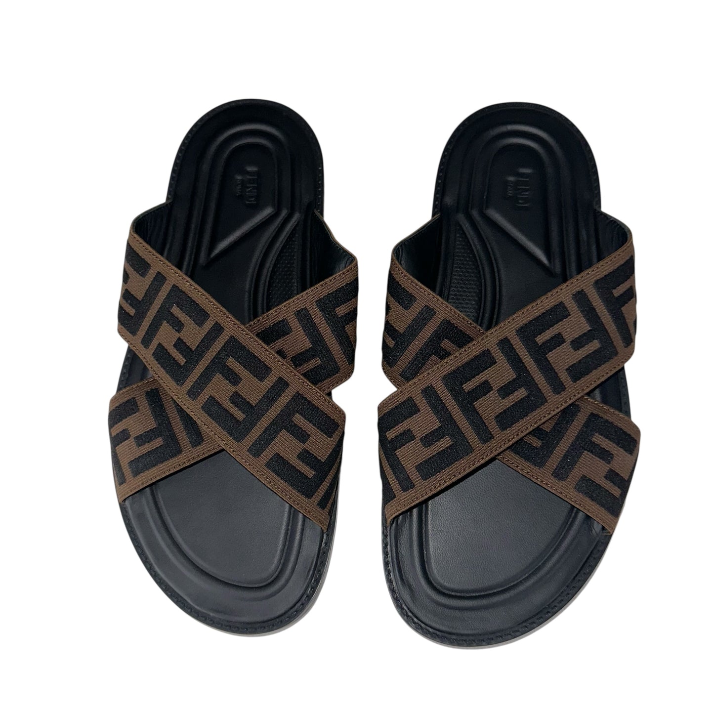 Fendi Zucca Slides