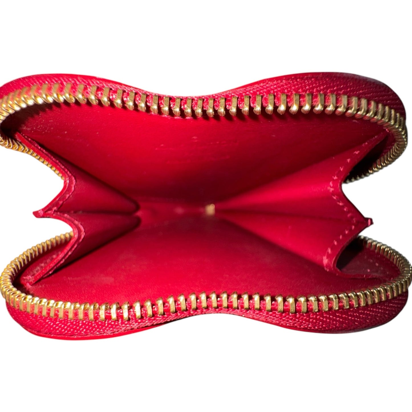 Louis Vuitton Vernis Striped Heart Zippy Pouch