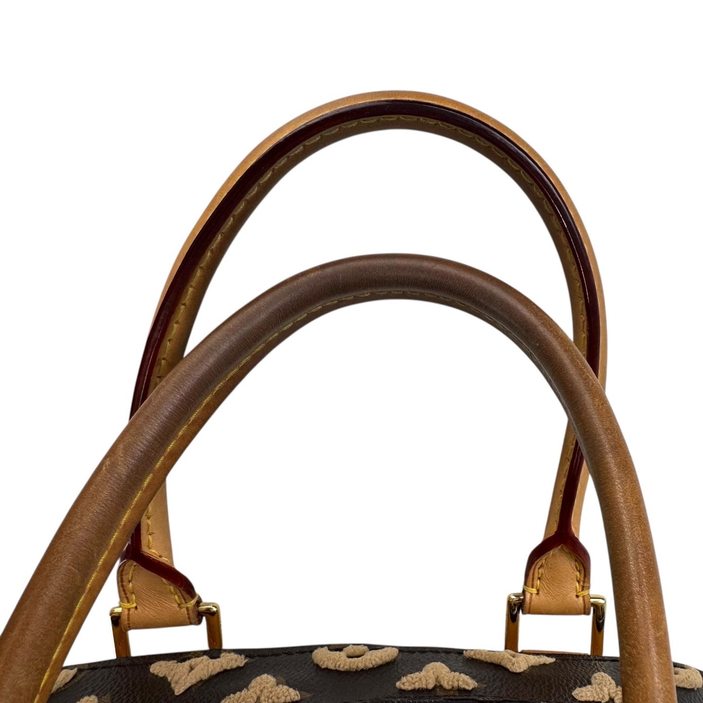 Louis Vuitton Limited Edition Monogram Tuffetage Deauville Cube Handbag