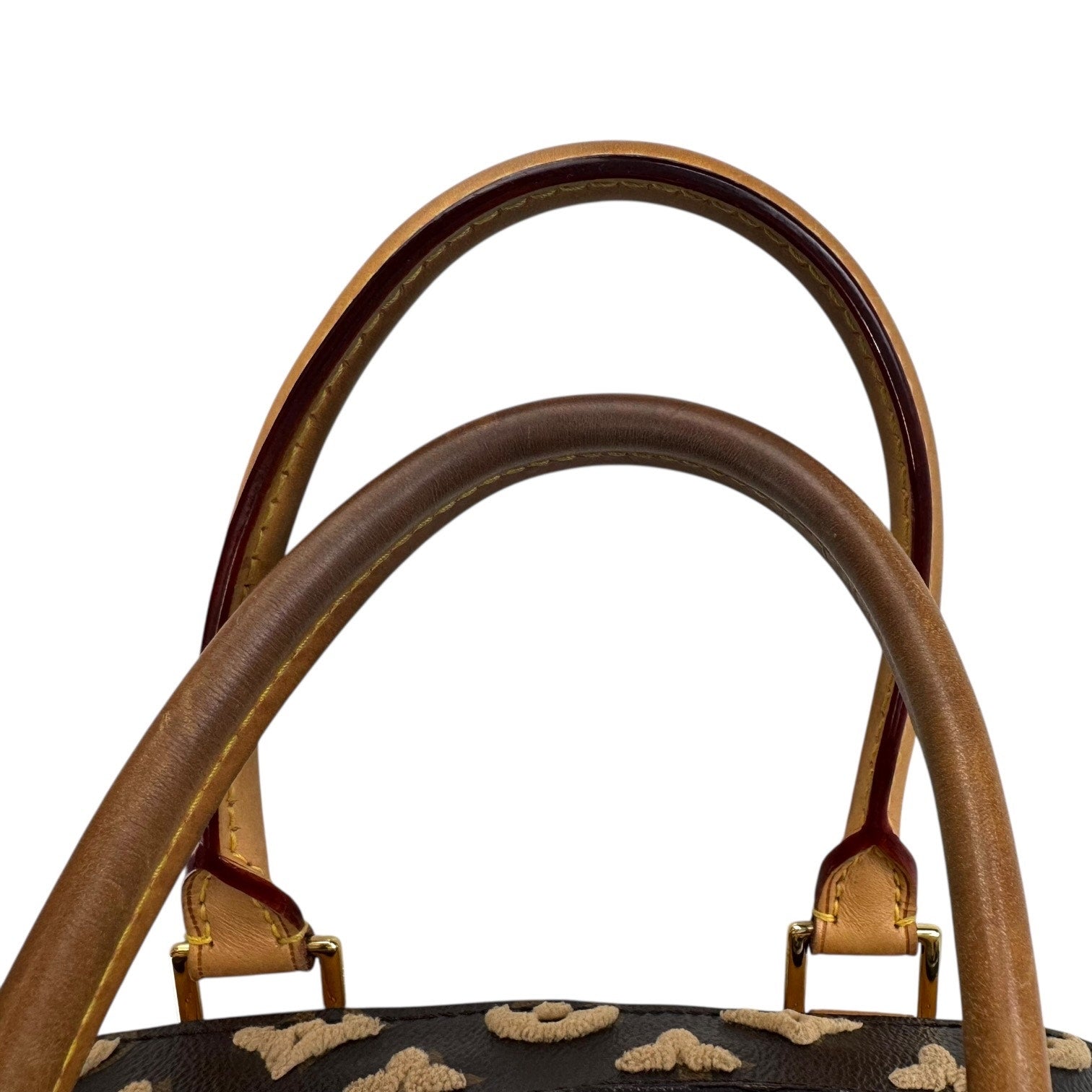 Louis Vuitton Limited Edition Monogram Tuffetage Deauville Cube Handbag