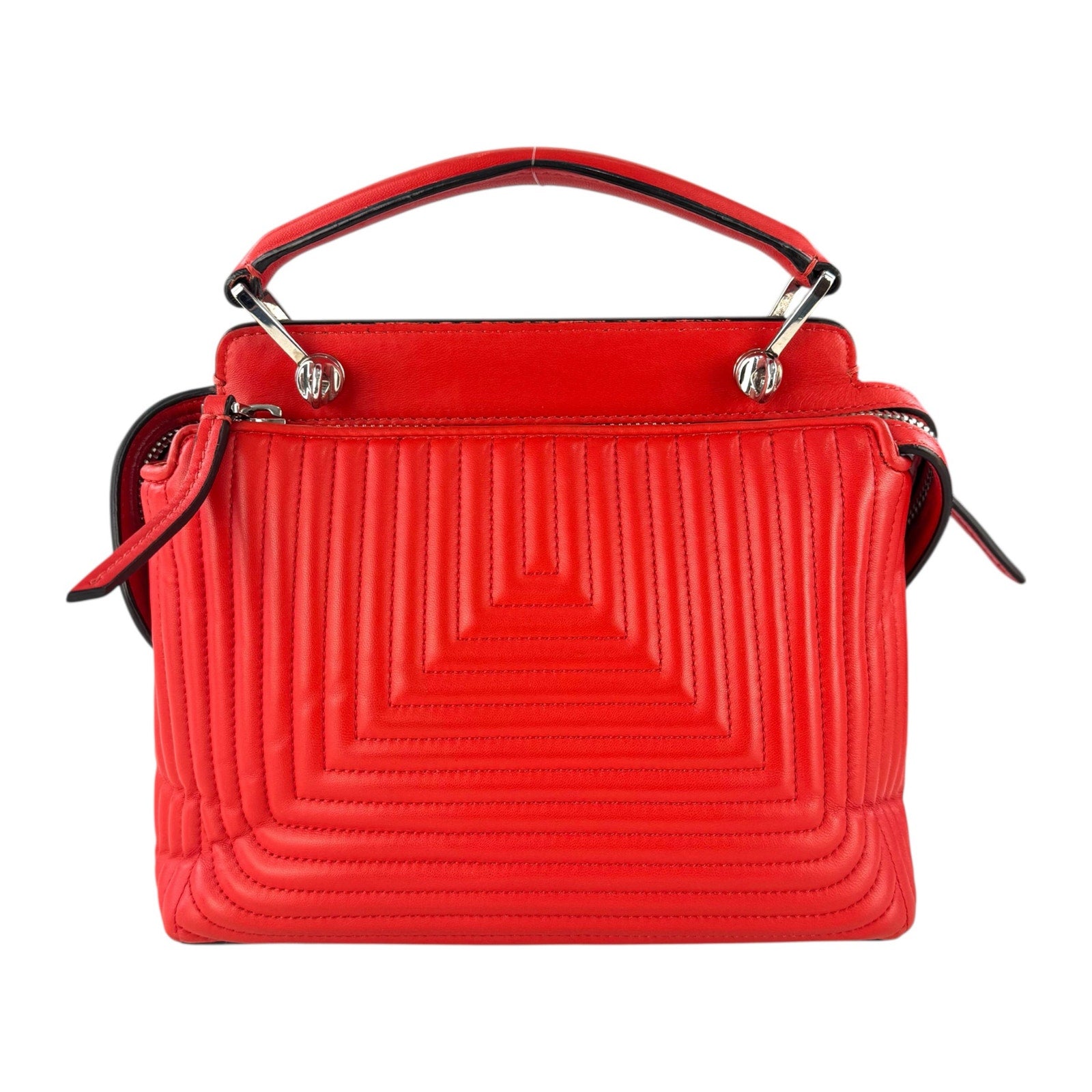 Fendi Dotcom Click Quilted Leather Shoulder Bag