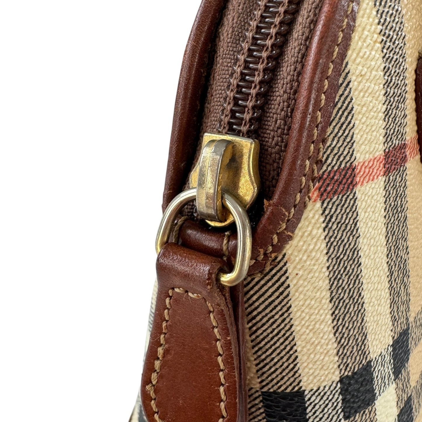 Burberry Nova Check Shadow Mini Dome Handbag