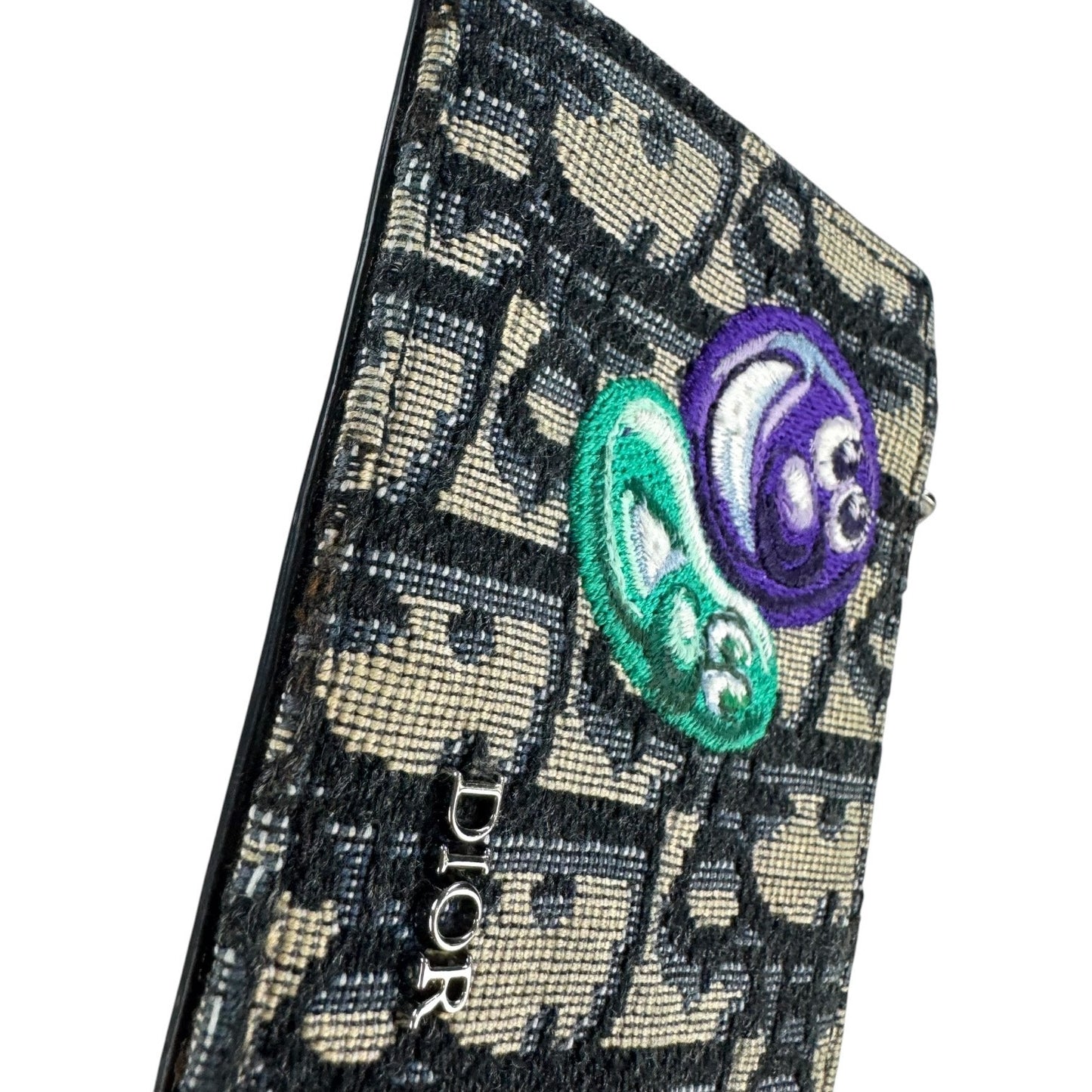 Dior x Kenny Scharf Trotter Zip Card Holder