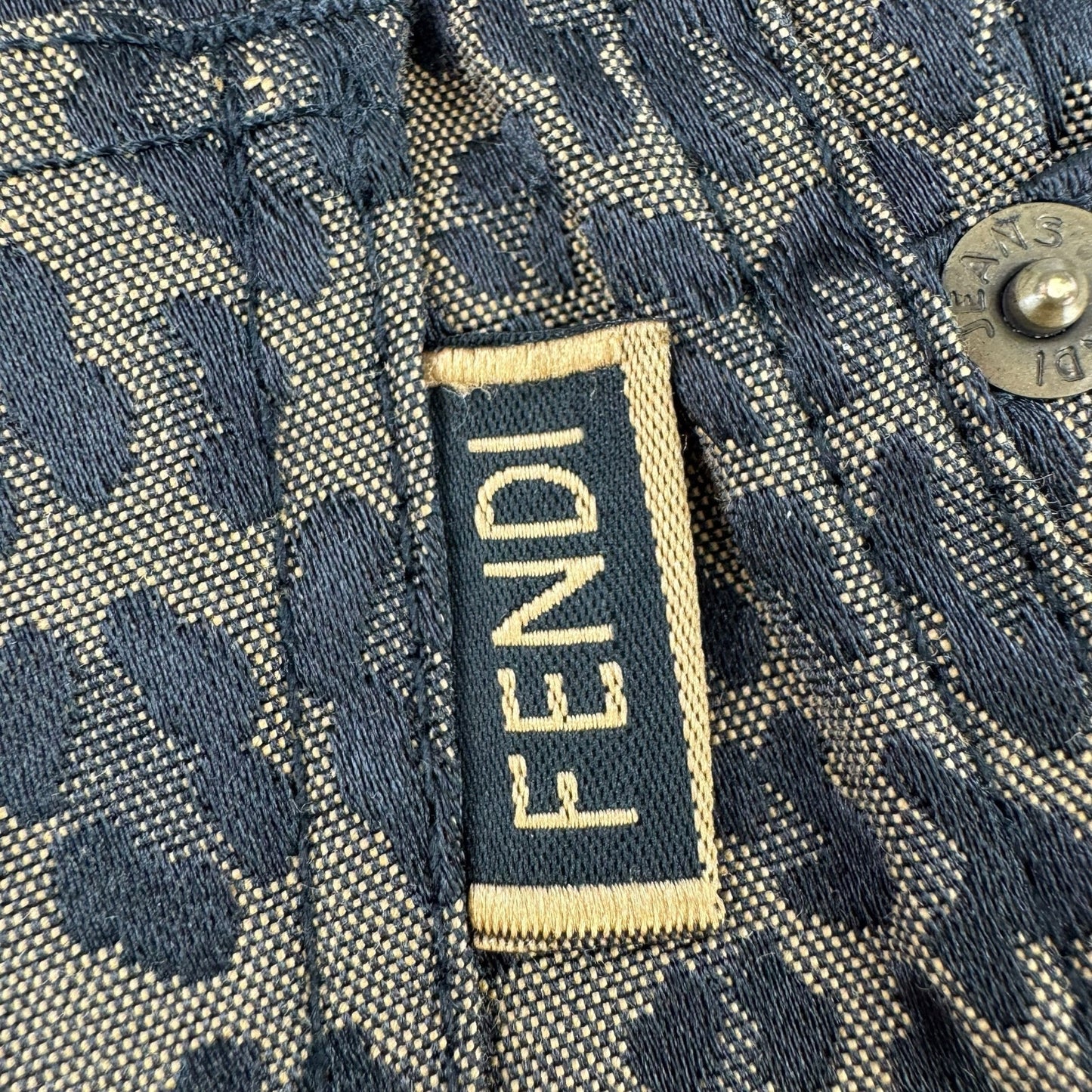 Fendi Vintage Leopard Print Pant