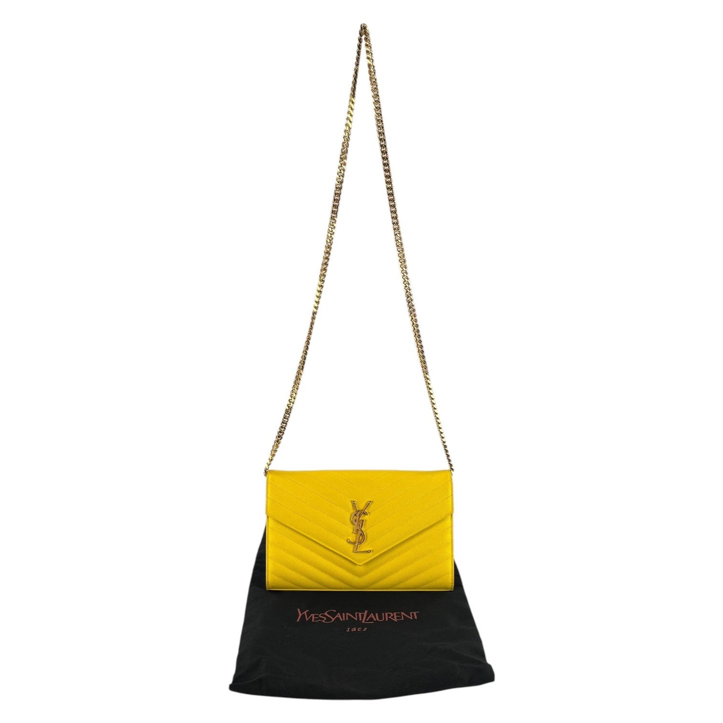 Saint Laurent Cassandre Envelope Wallet-On-Chain Bag