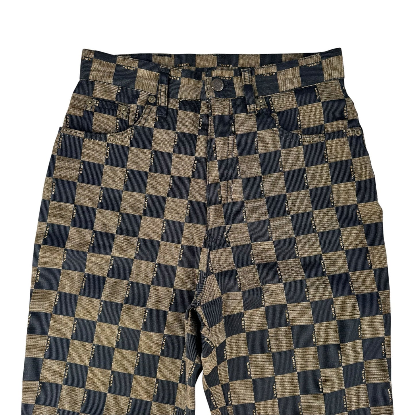 Fendi Vintage Checked Print Pant