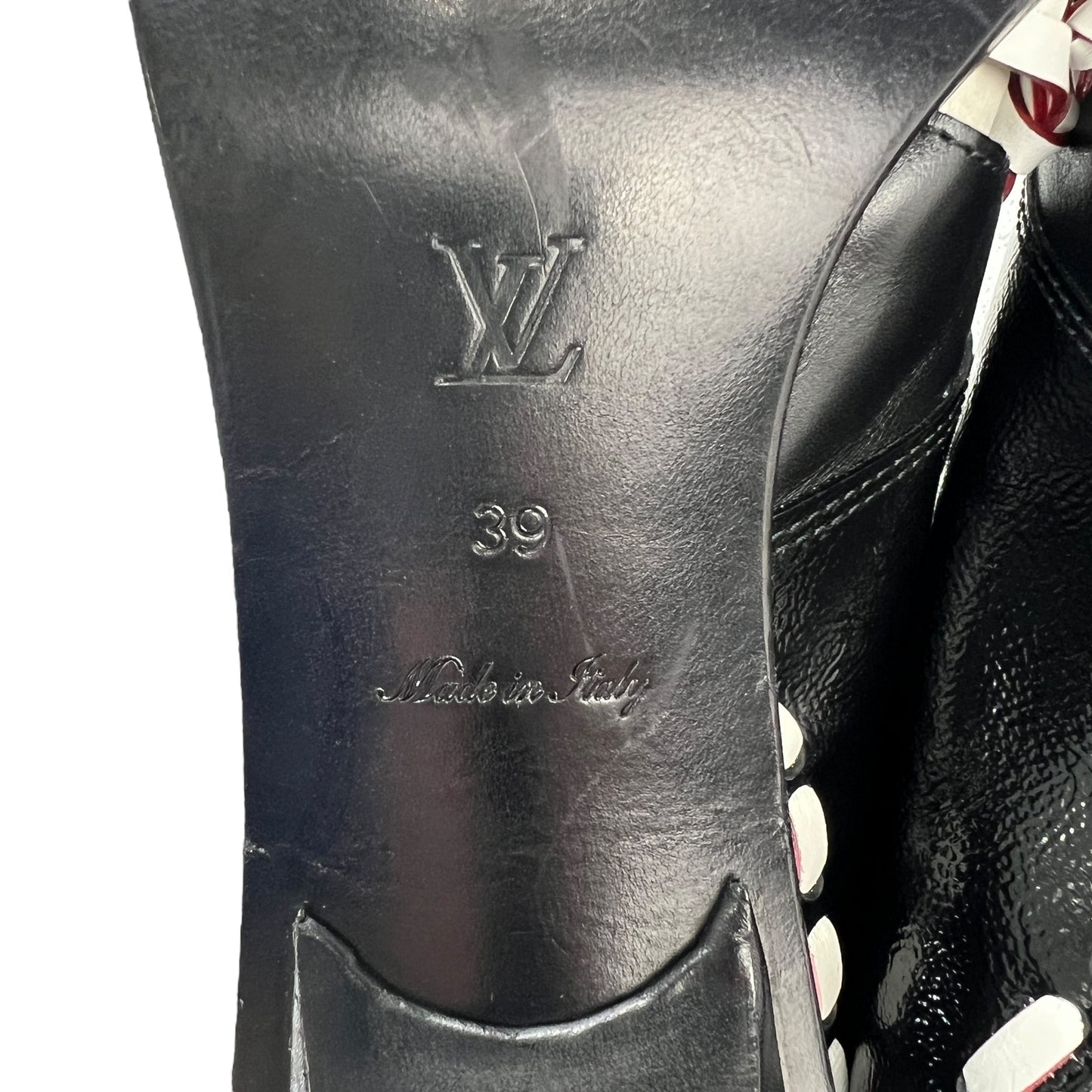 Louis Vuitton Whipstitch Leather Heels