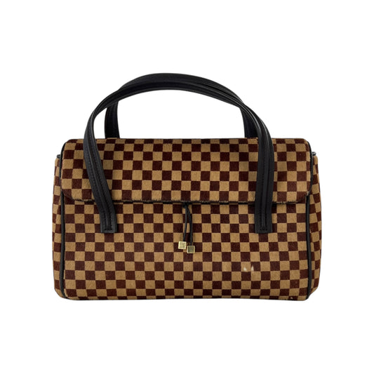 Louis Vuitton Vintage Damier Sauvage Calf Hair Handbag