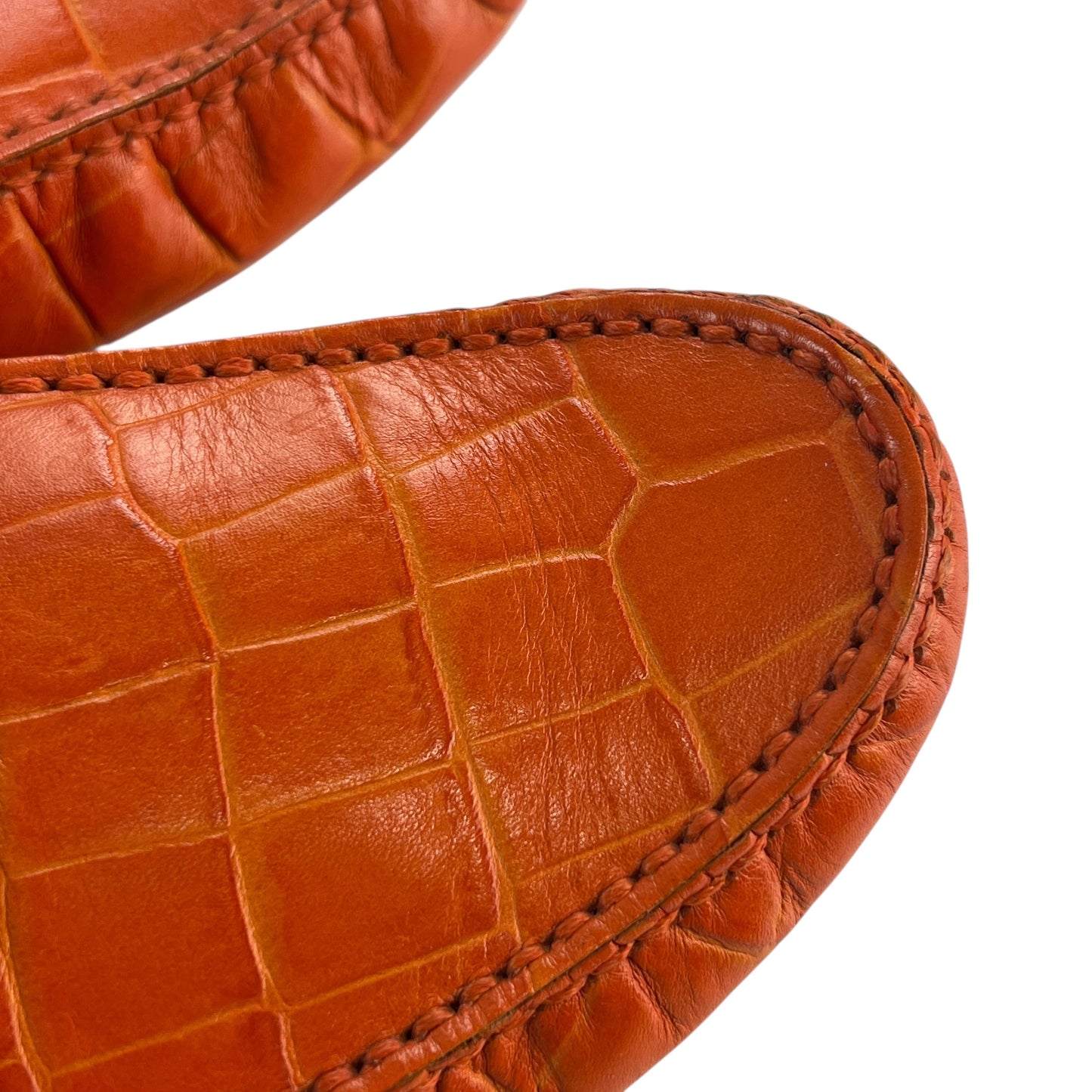 Louis Vuitton Croc-Embossed Loafers