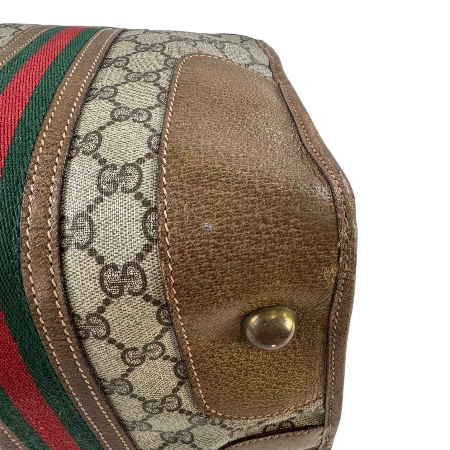 Gucci Vintage Monogram Sherry Line Travel Bag